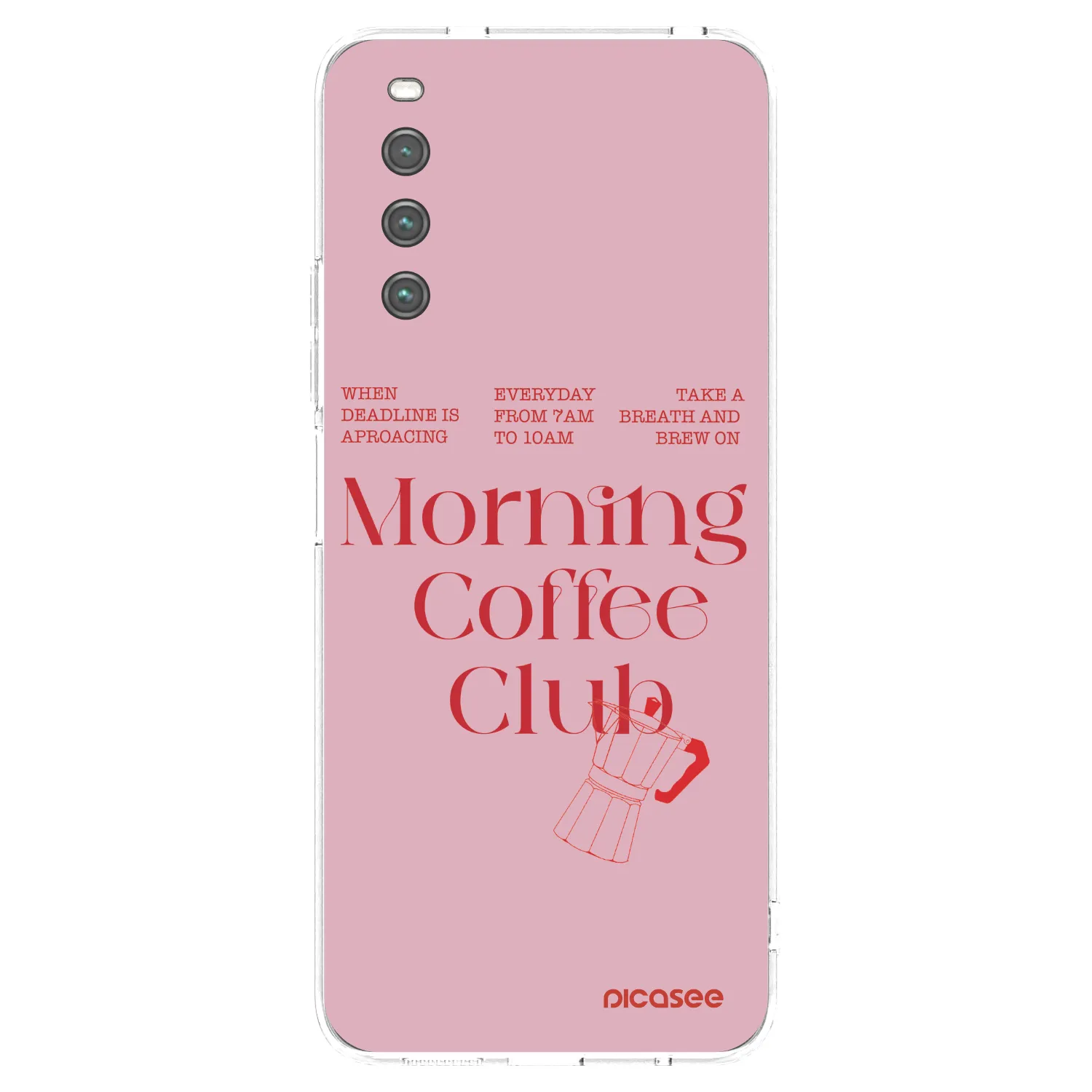 Picasee silikonowe przeźroczyste etui na Sony Xperia 10 IV 5G - Morning