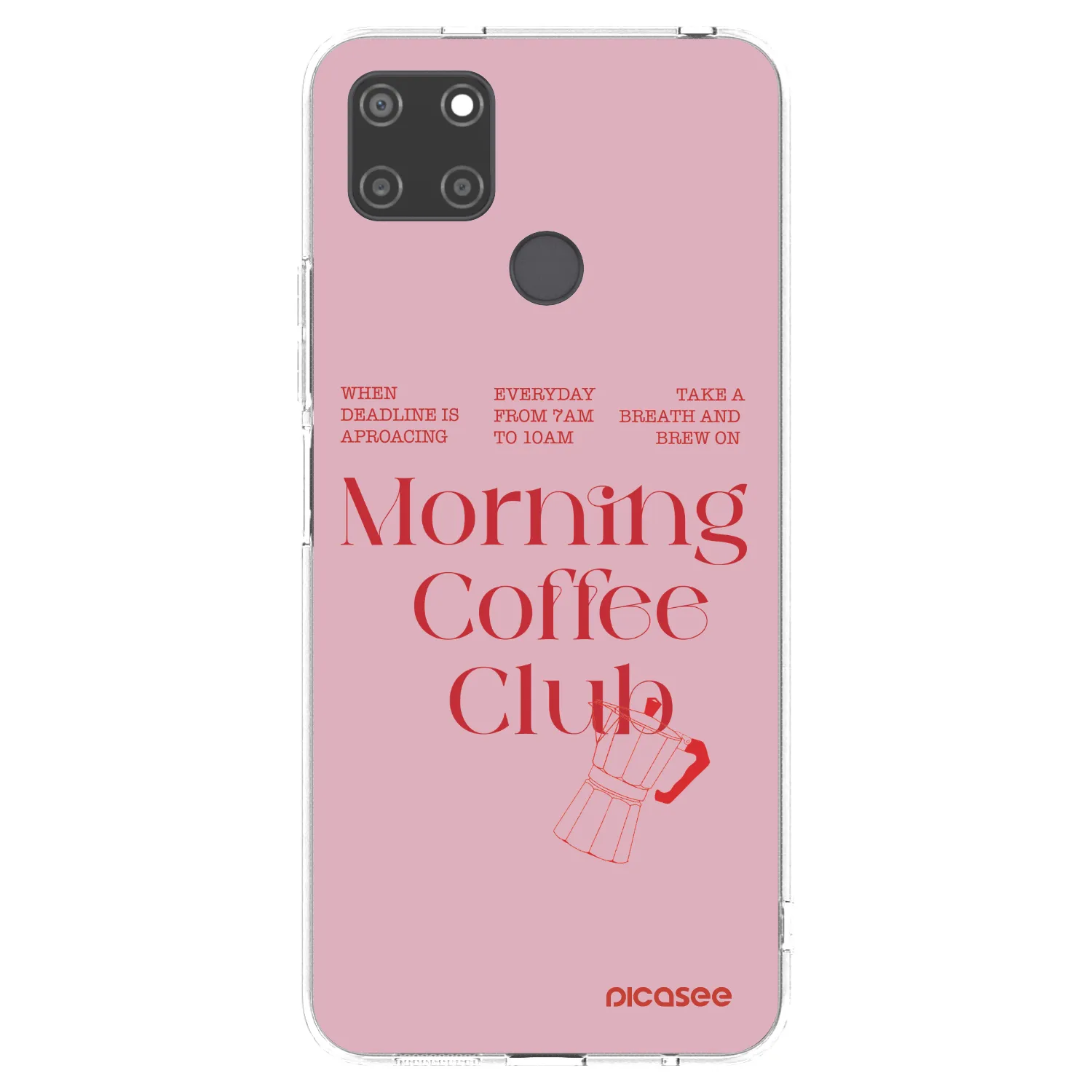 Picasee silikonowe przeźroczyste etui na Realme C21Y - Morning