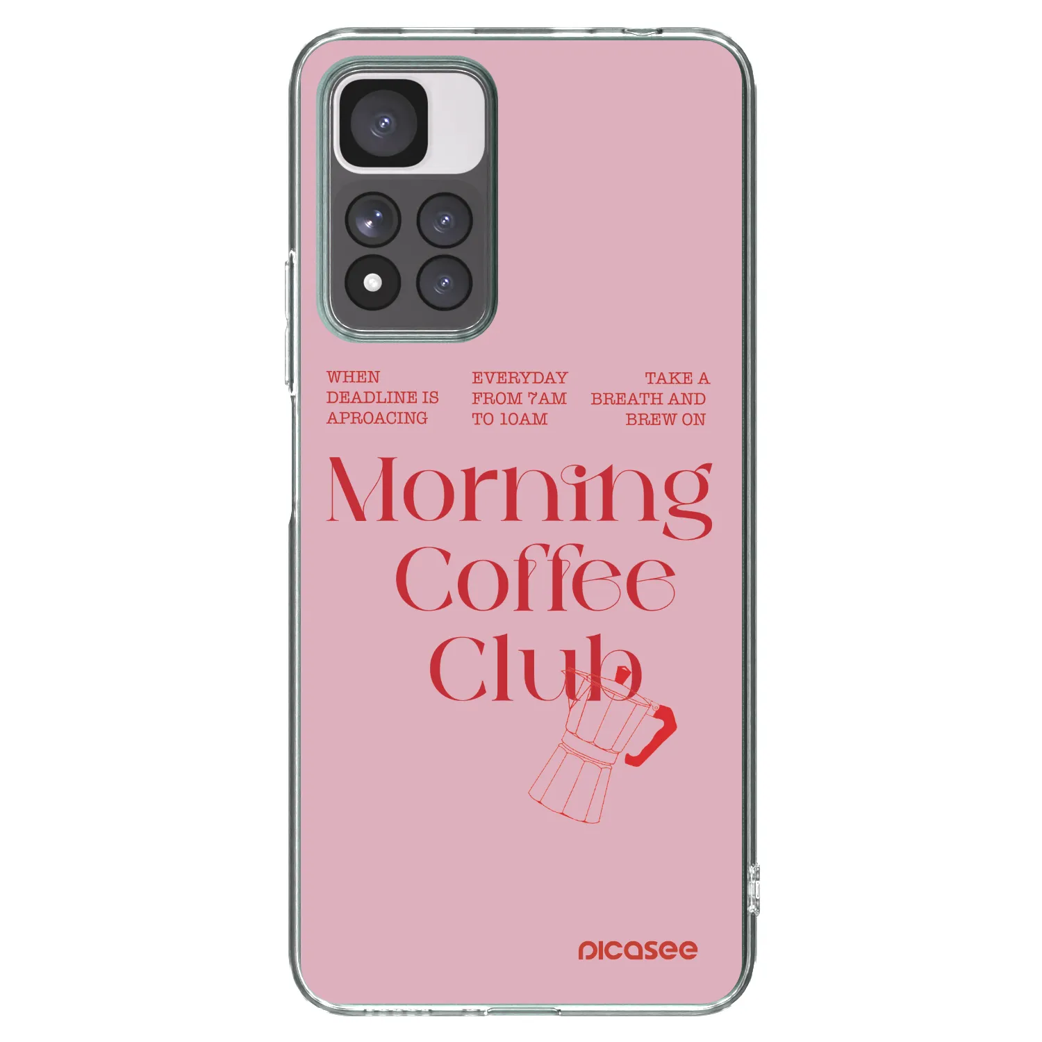 Picasee silikonowe przeźroczyste etui na Xiaomi Redmi Note 11 Pro+ 5G - Morning
