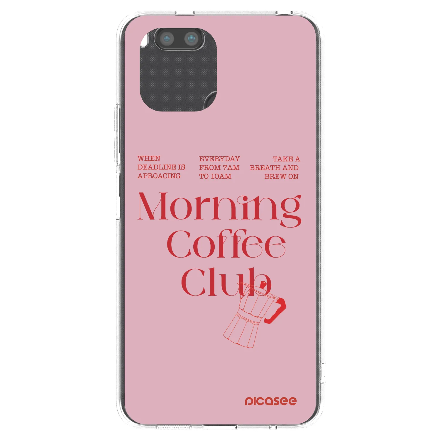 Picasee silikonowe przeźroczyste etui na Xiaomi Redmi A1 - Morning