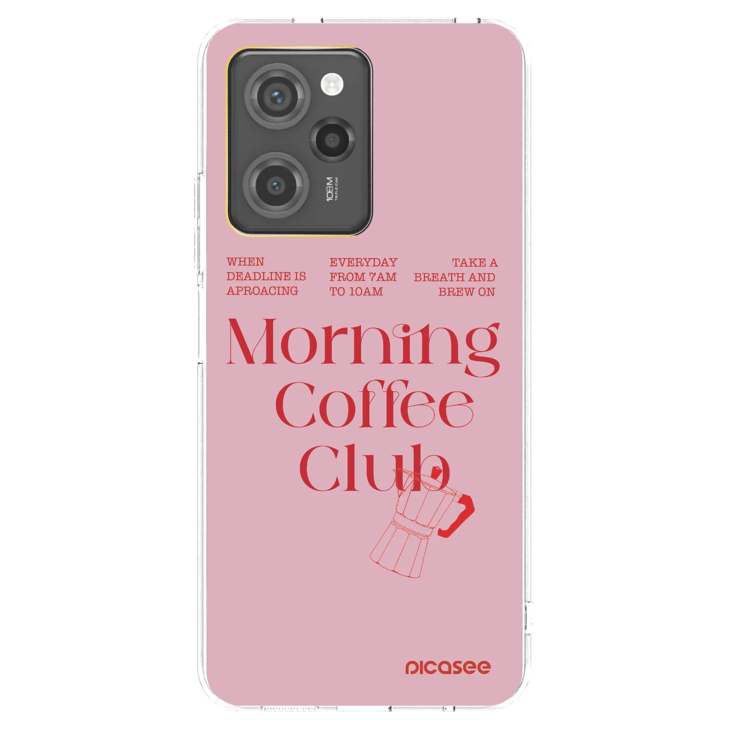 Picasee silikonowe przeźroczyste etui na Xiaomi Poco X5 Pro - Morning