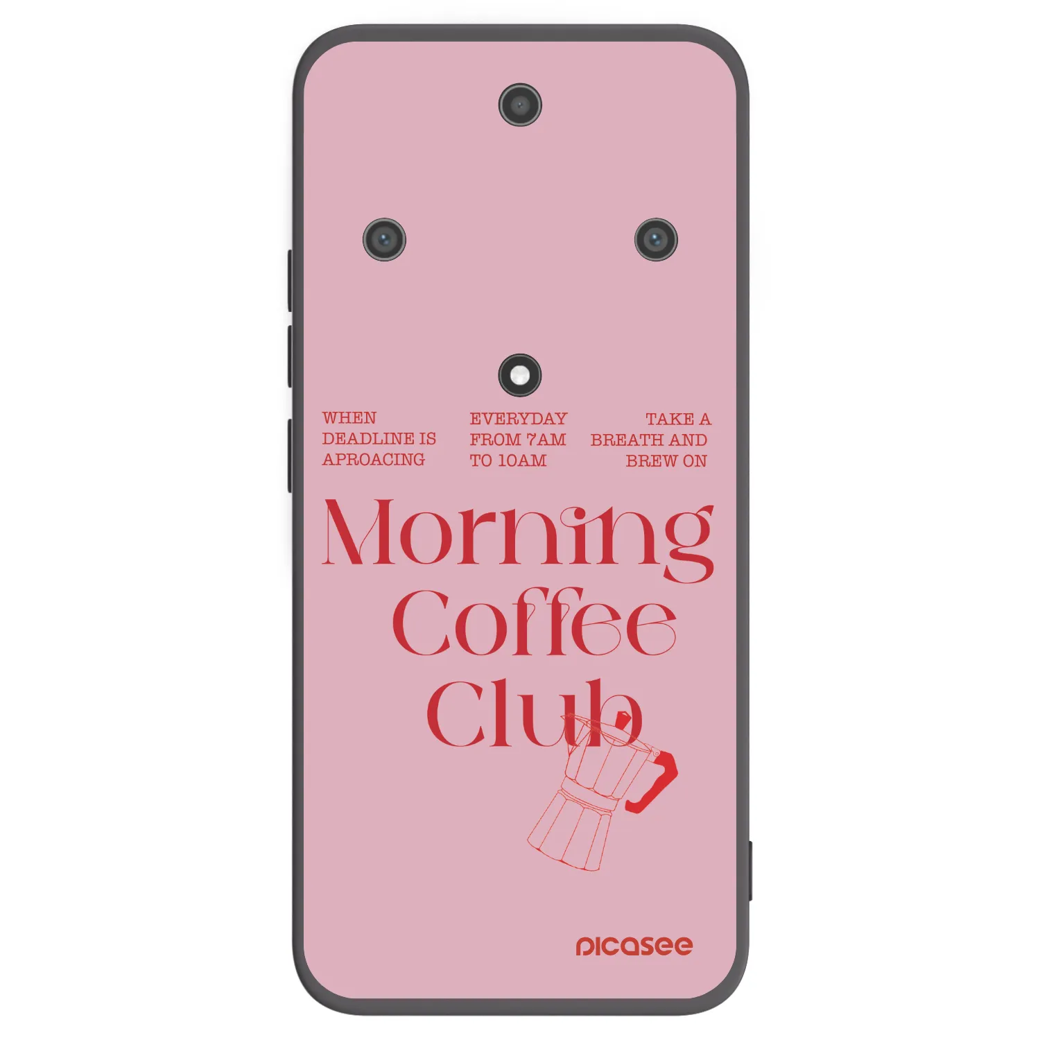 Picasee silikonowe czarne etui na Honor Magic5 Lite 5G - Morning
