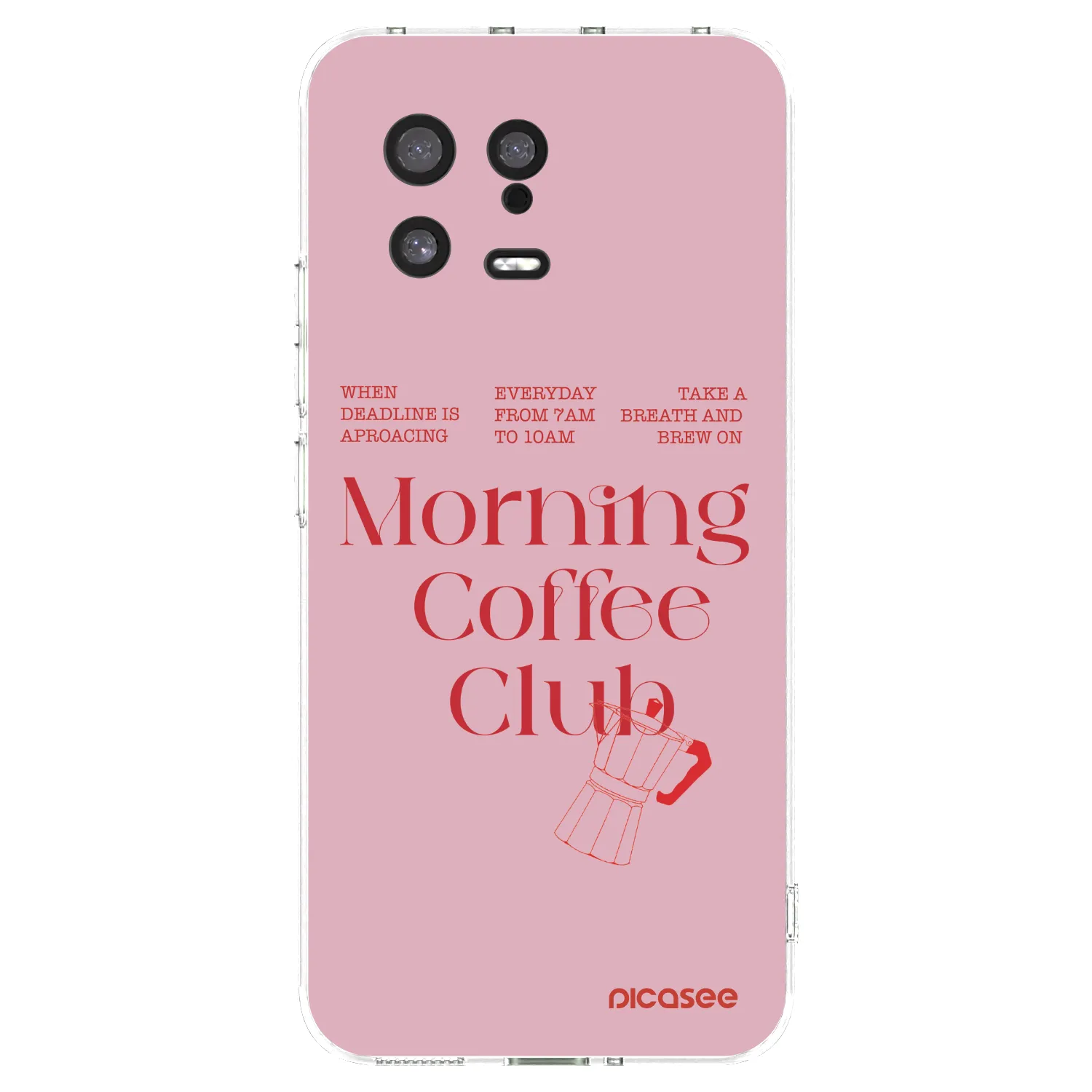 Picasee silikonowe przeźroczyste etui na Xiaomi 13 - Morning