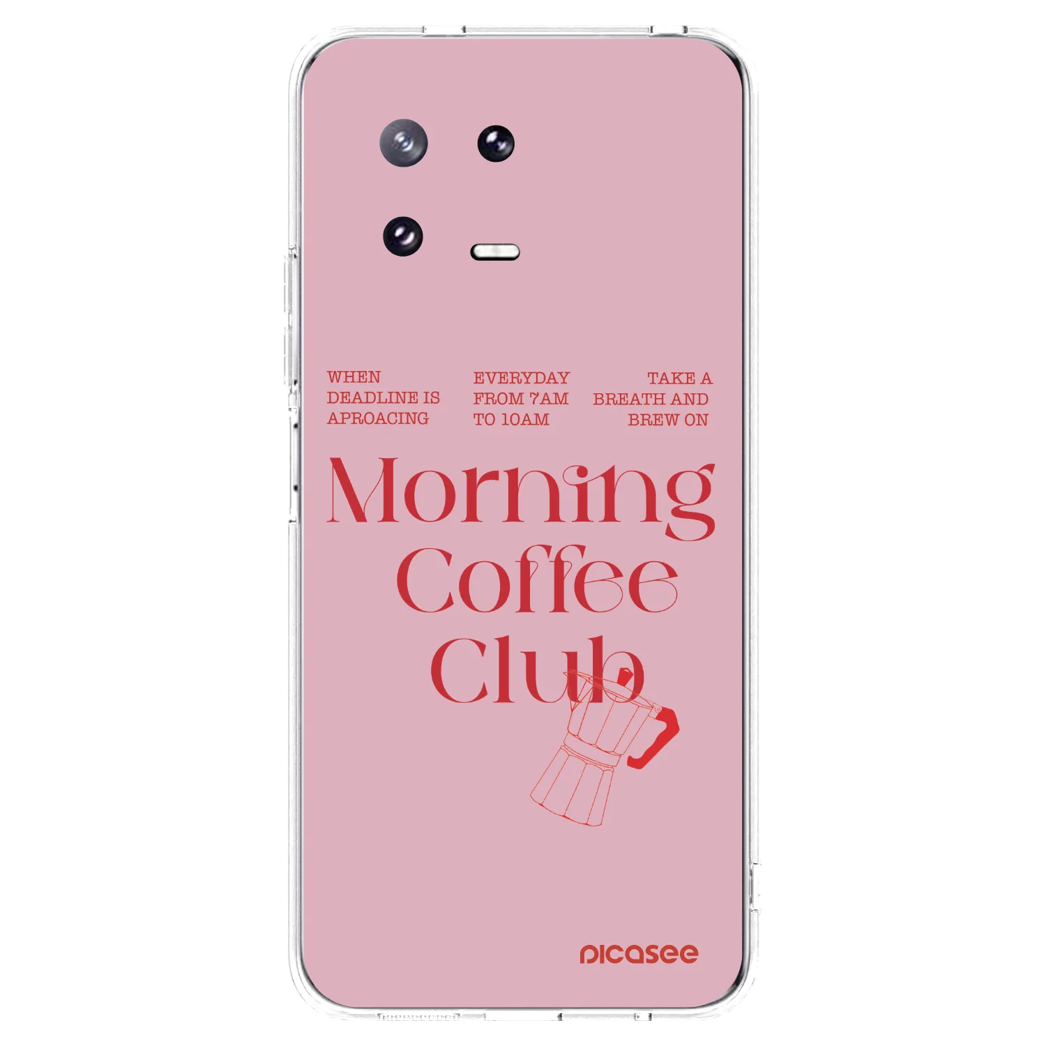 Picasee silikonowe przeźroczyste etui na Xiaomi 13 Pro - Morning