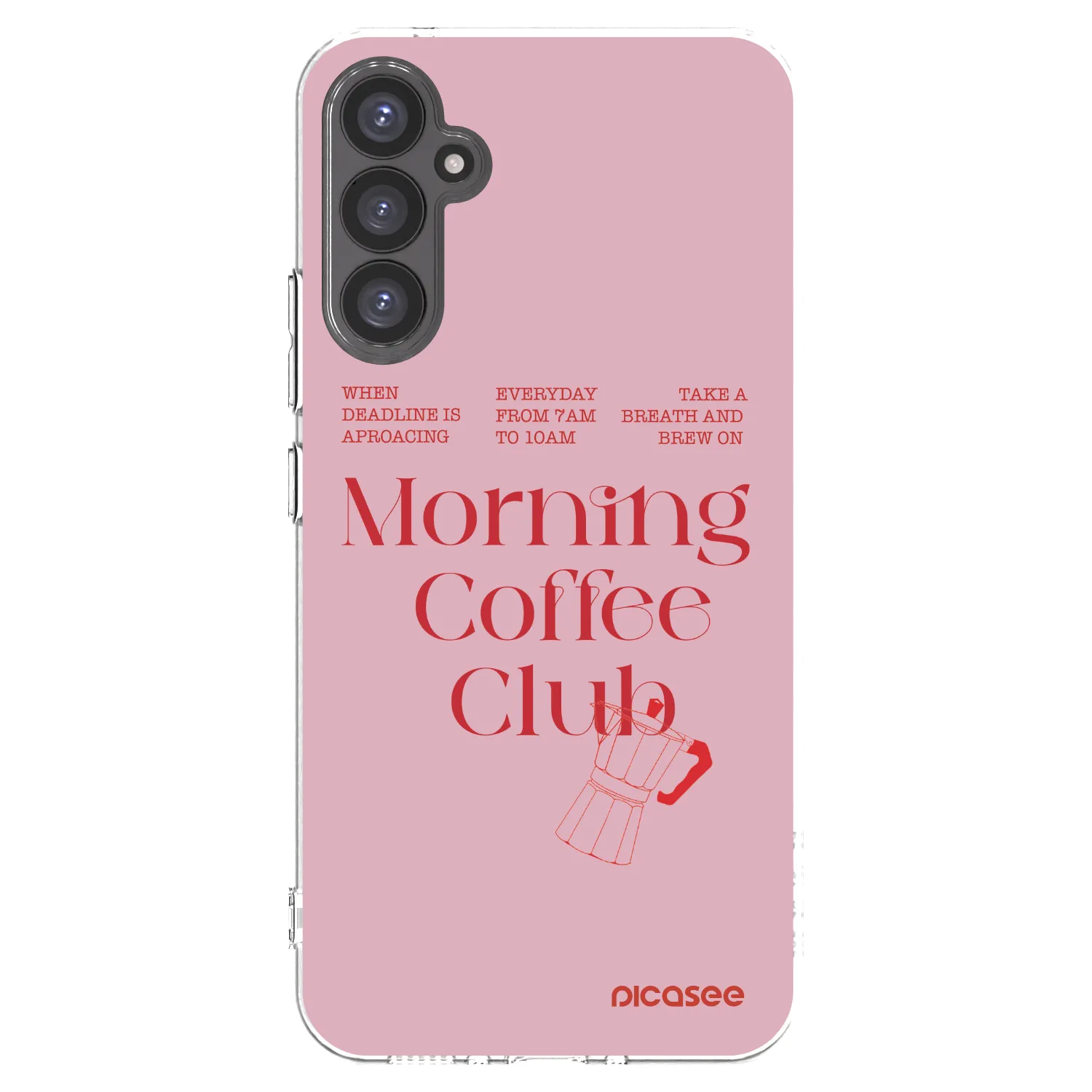 Picasee silikonowe przeźroczyste etui na Samsung Galaxy A34 5G A346B - Morning