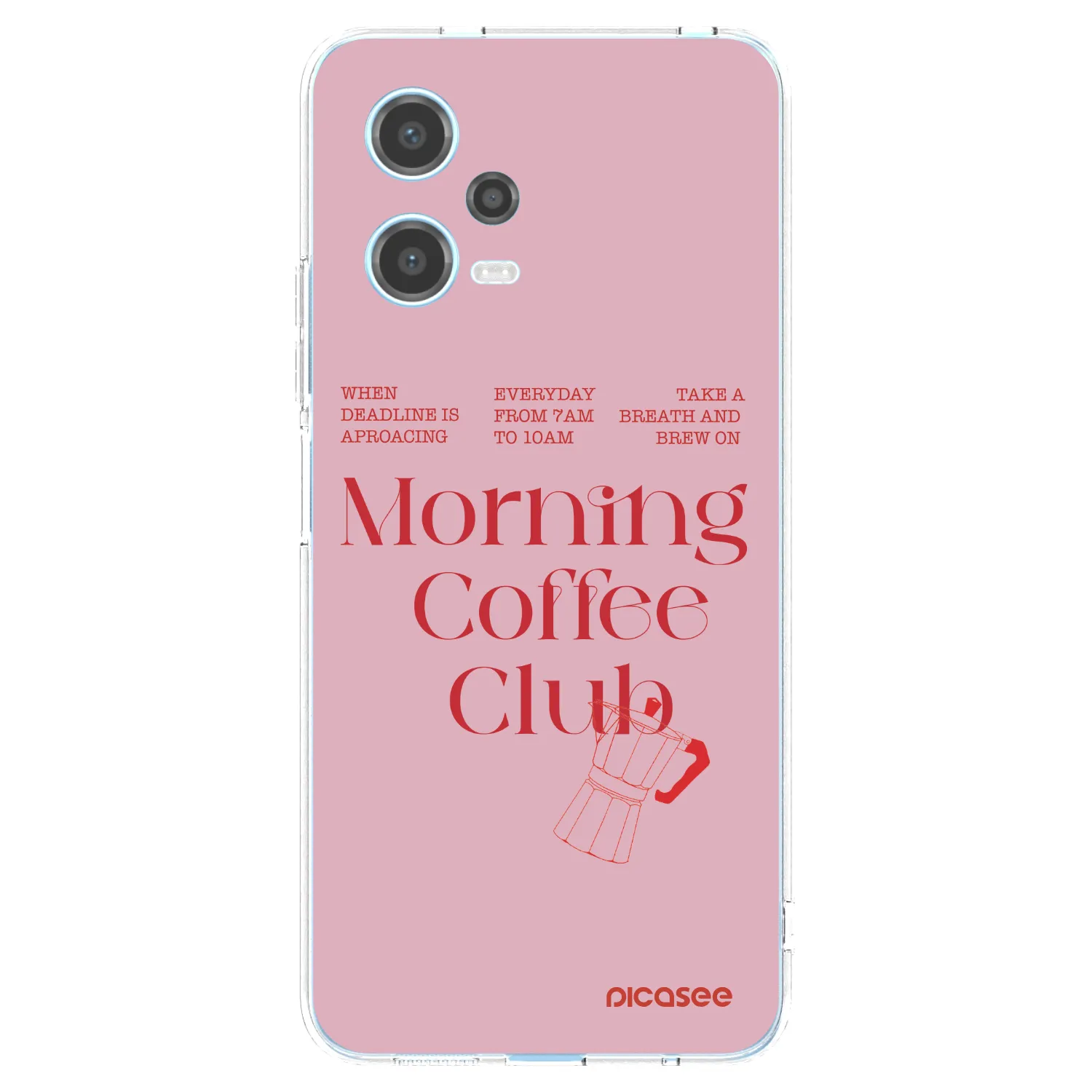 Picasee silikonowe przeźroczyste etui na Xiaomi Redmi Note 12 5G - Morning