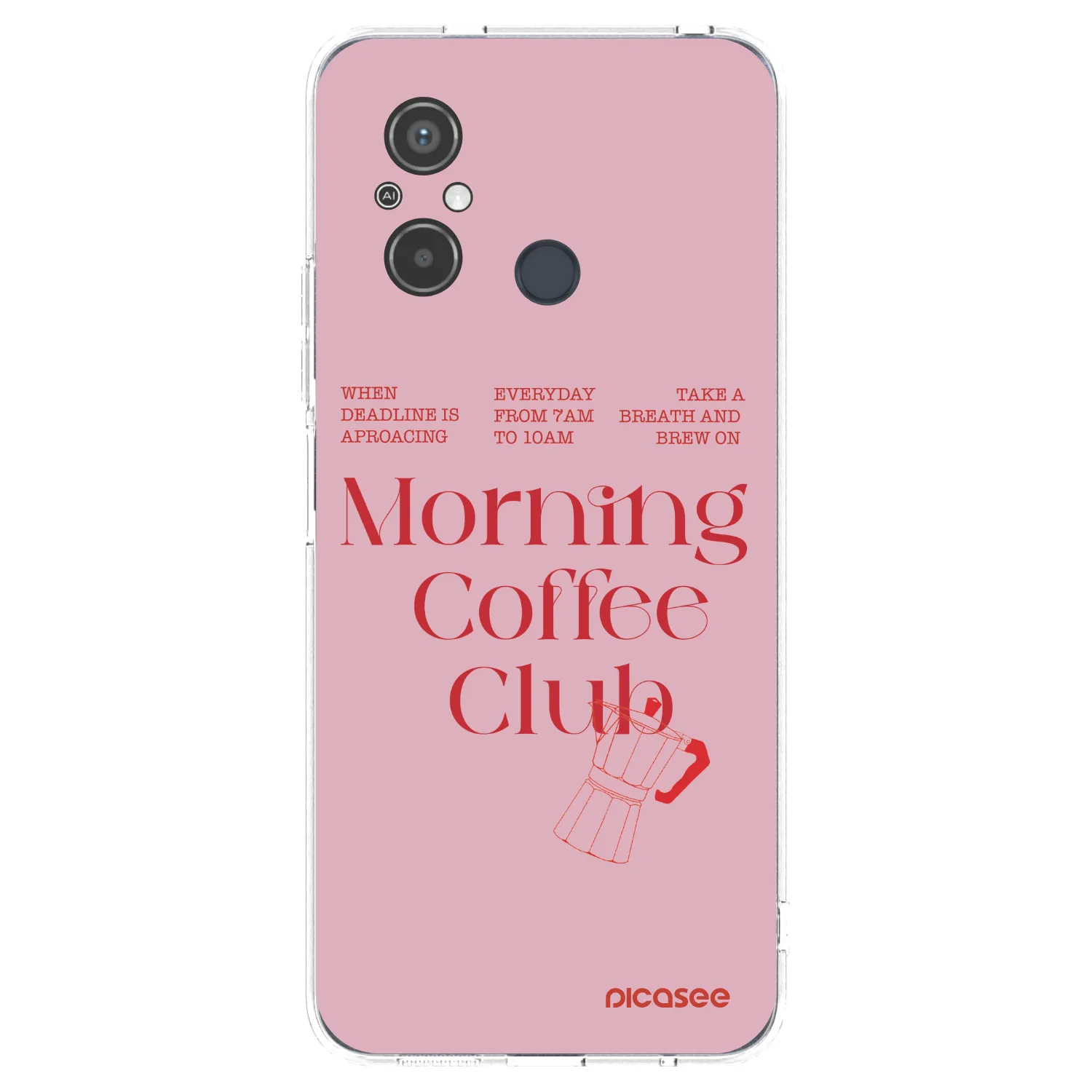 Picasee silikonowe przeźroczyste etui na Xiaomi Redmi 12C - Morning
