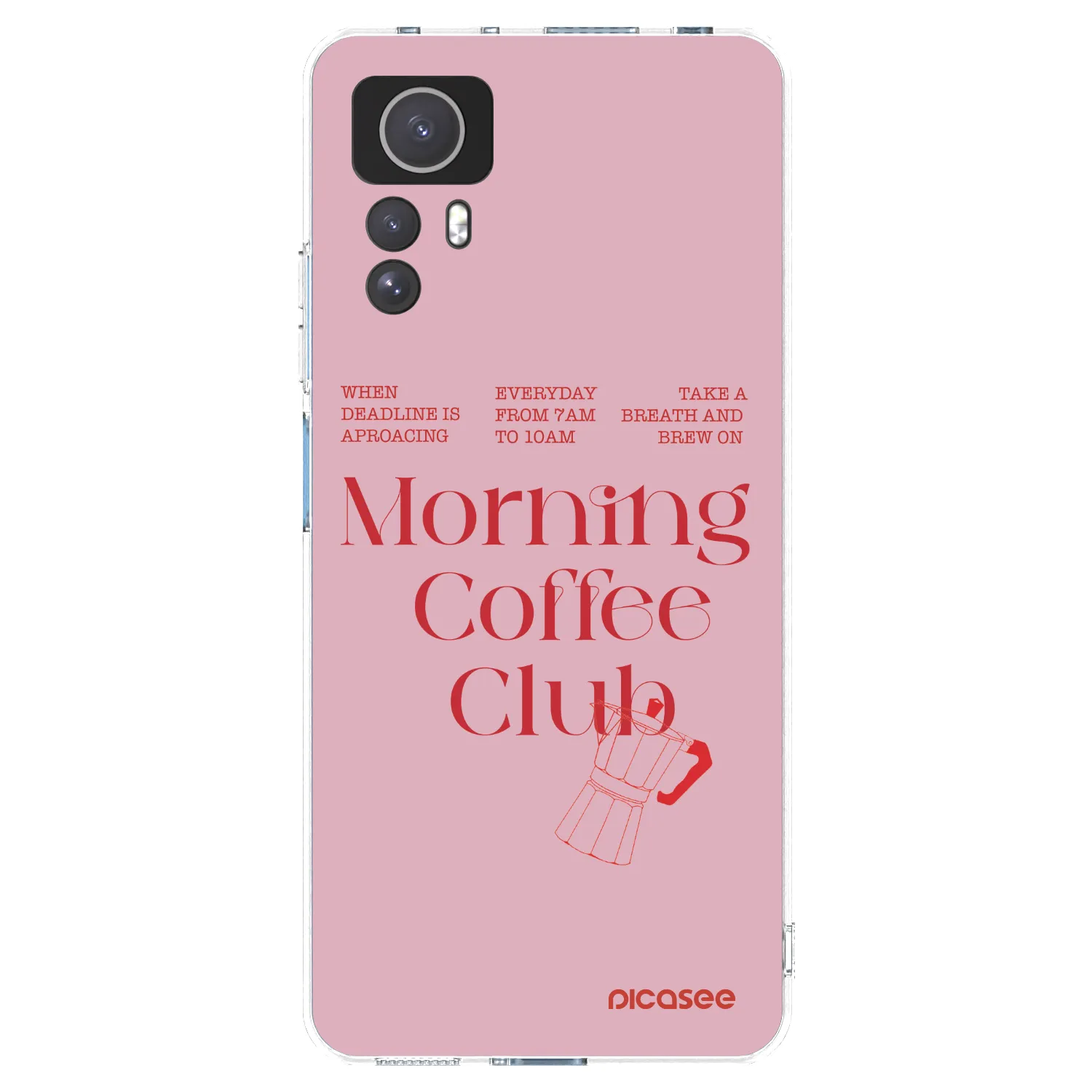 Picasee silikonowe przeźroczyste etui na Xiaomi Redmi Note 12S - Morning