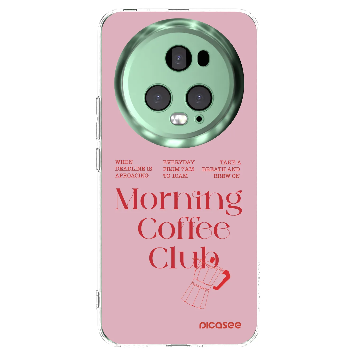 Picasee silikonowe przeźroczyste etui na Honor Magic5 Pro - Morning