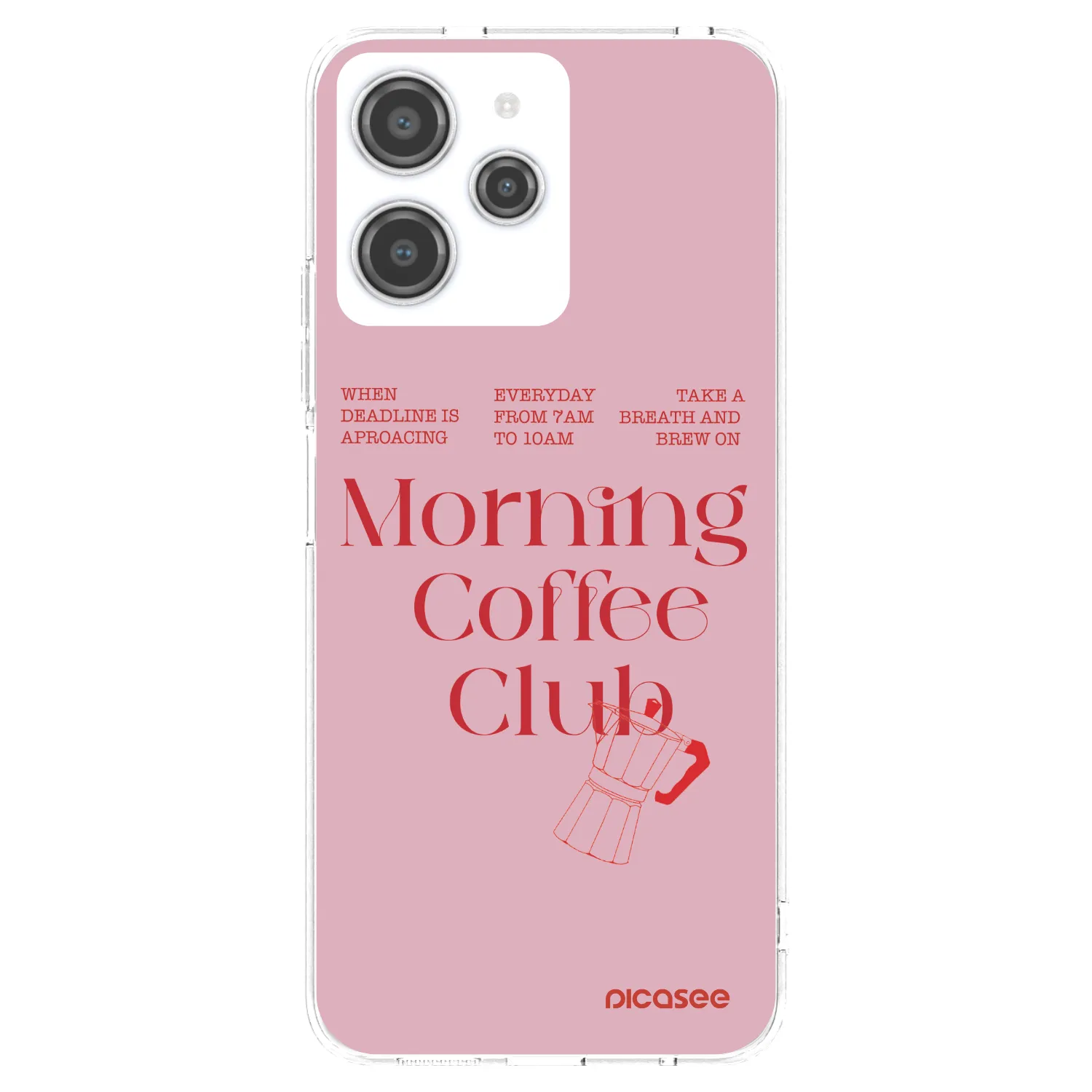 Picasee silikonowe przeźroczyste etui na Xiaomi Redmi 12 4G - Morning