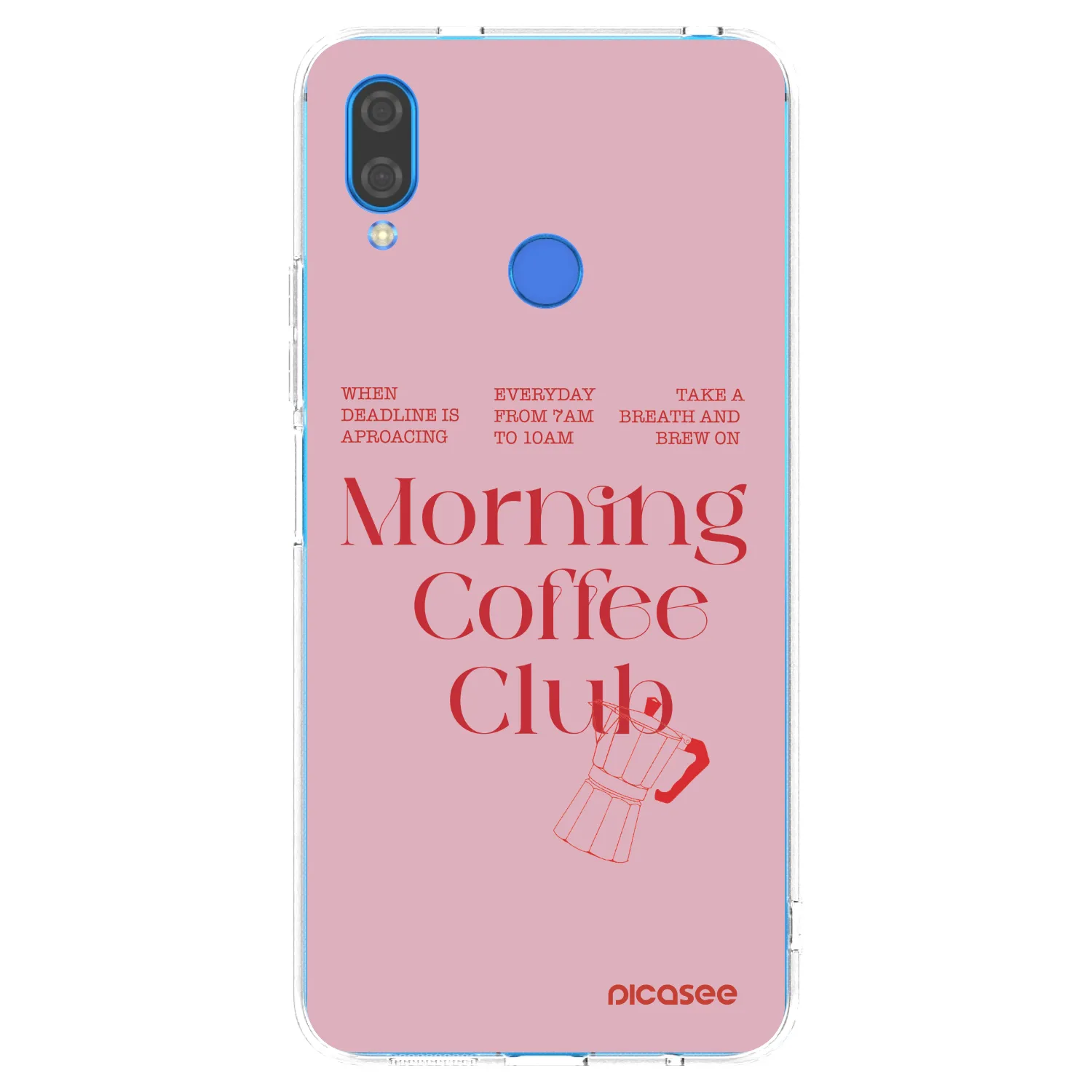 Picasee silikonowe przeźroczyste etui na Huawei Nova 3i - Morning