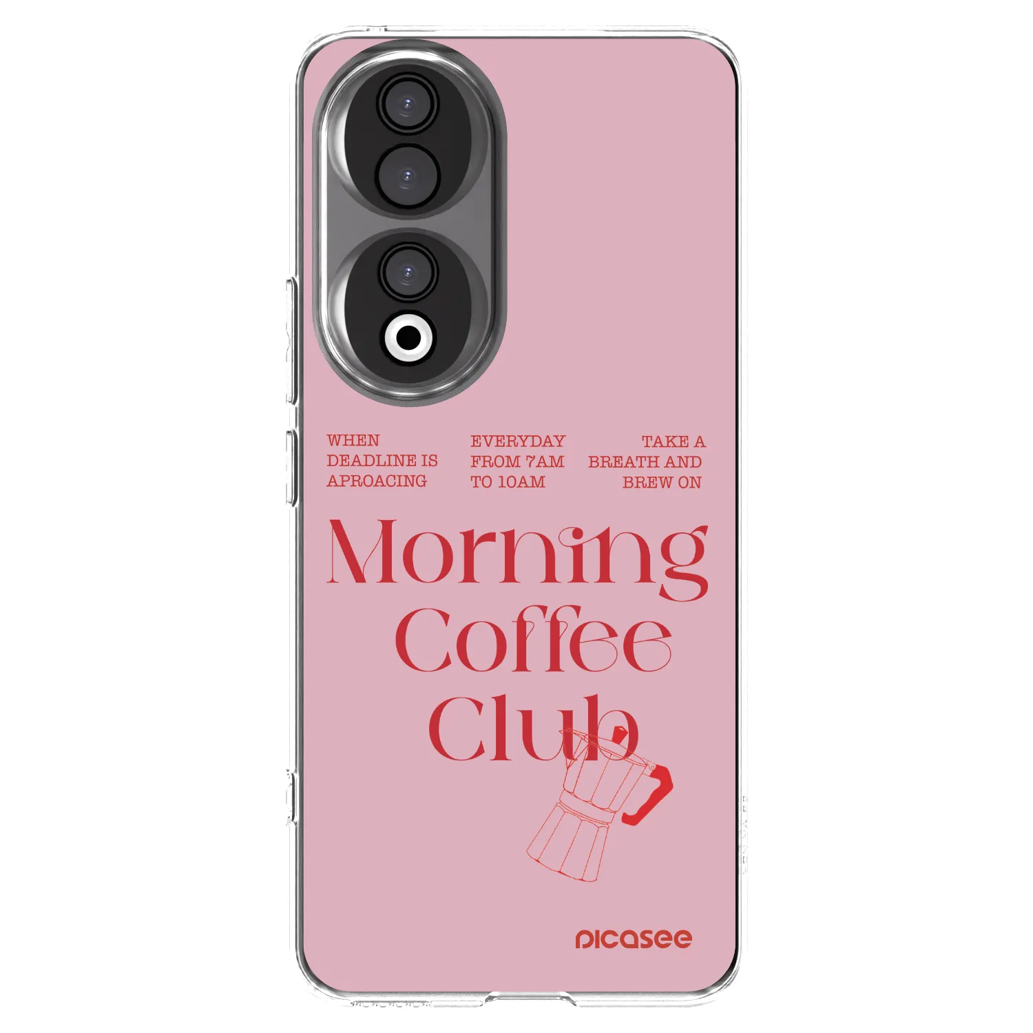 Picasee silikonowe przeźroczyste etui na Honor 90 5G - Morning