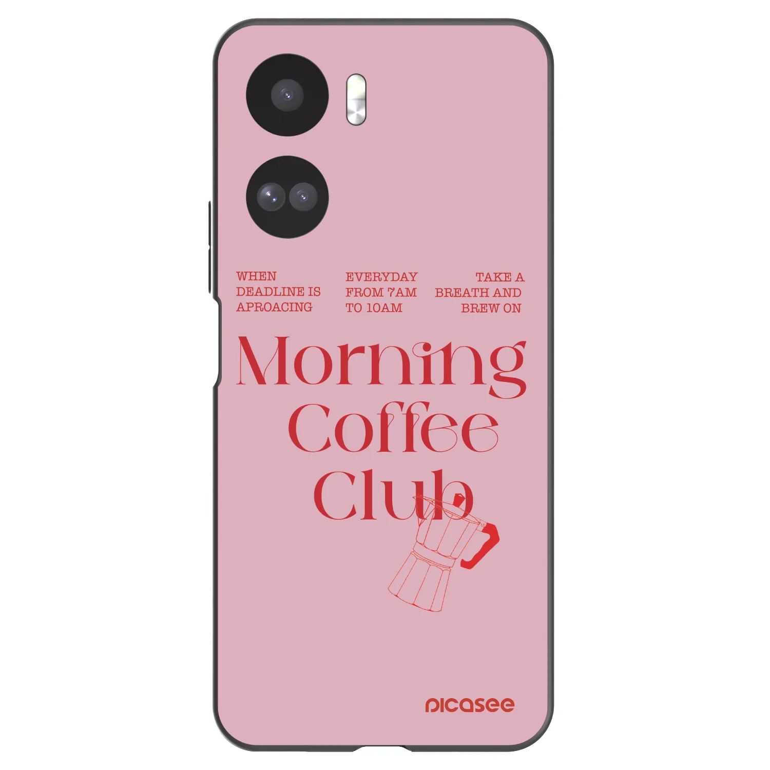 Picasee silikonowe czarne etui na Honor 90 Lite 5G - Morning