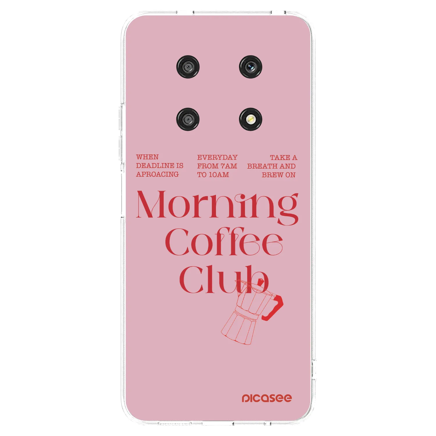 Picasee silikonowe przeźroczyste etui na Honor Magic4 Lite 5G - Morning