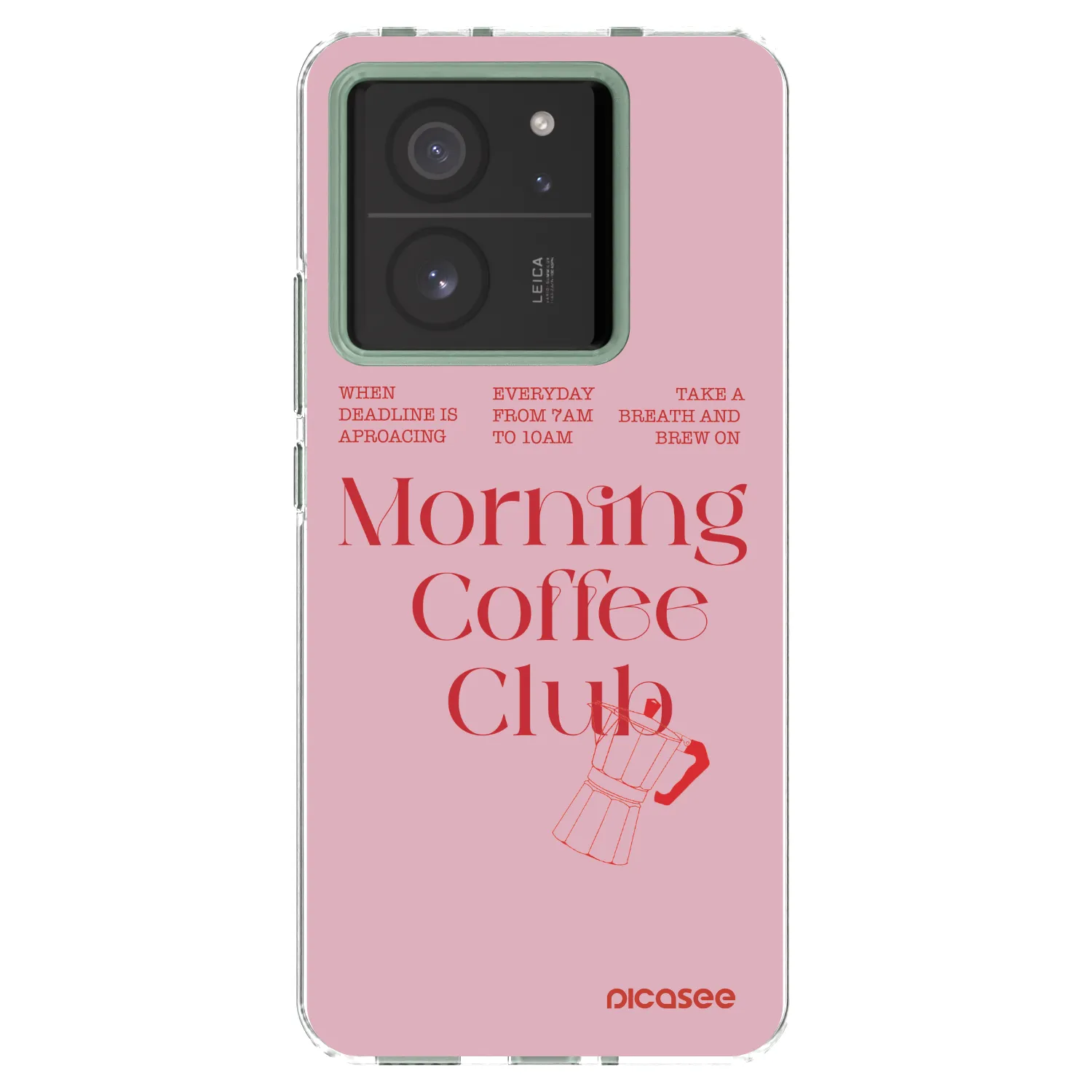 Picasee silikonowe przeźroczyste etui na Xiaomi 13T - Morning