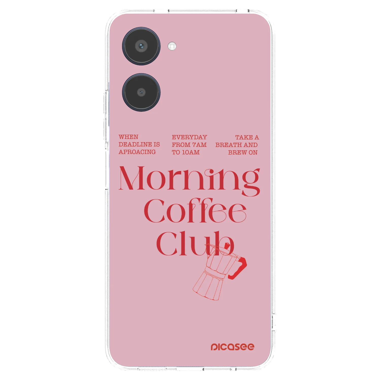 Picasee silikonowe przeźroczyste etui na Realme 10 4G - Morning