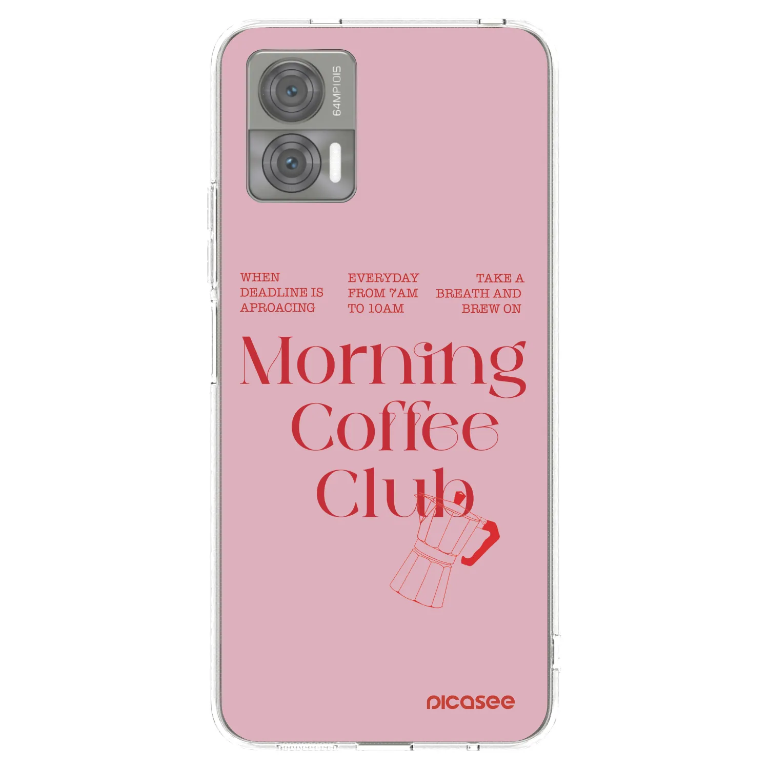 Picasee silikonowe przeźroczyste etui na Motorola Edge 30 Neo - Morning