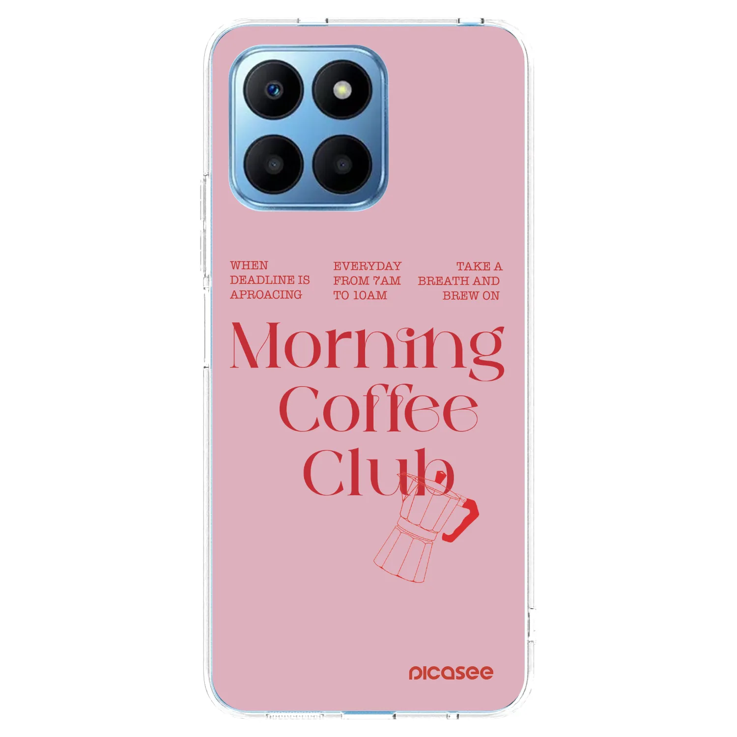 Picasee silikonowe przeźroczyste etui na Honor 70 Lite - Morning