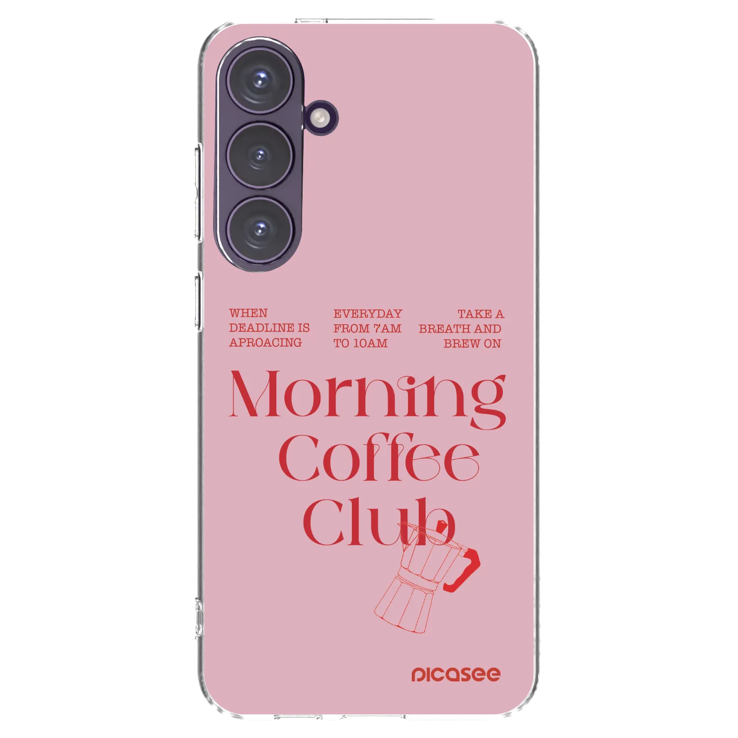 Picasee silikonowe przeźroczyste etui na Samsung Galaxy S24+ S926B 5G - Morning