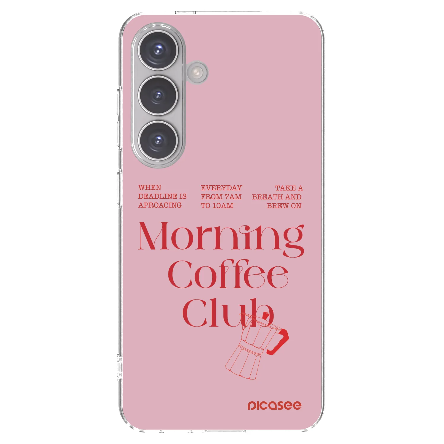 Picasee silikonowe przeźroczyste etui na Samsung Galaxy S24 S921B 5G - Morning