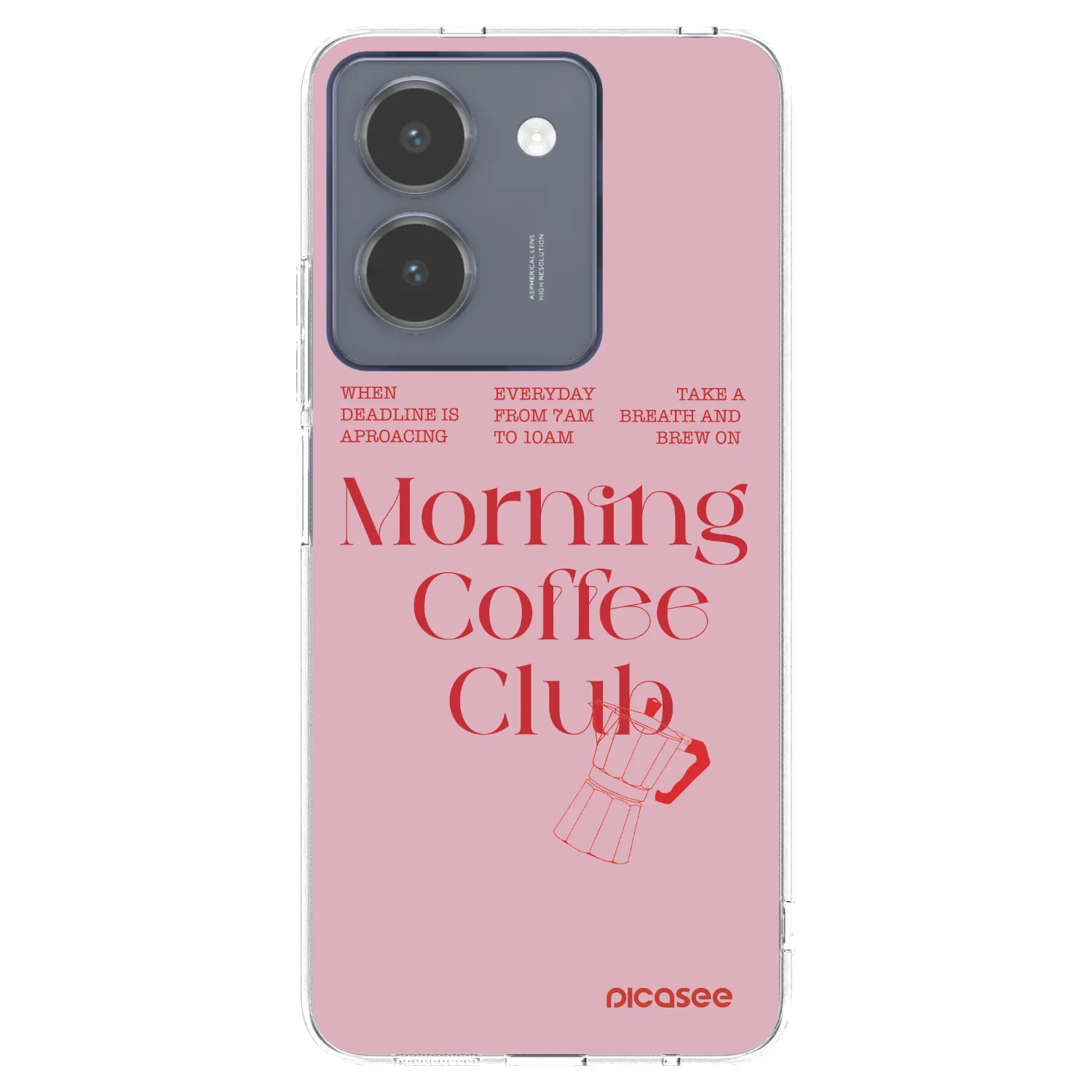 Picasee silikonowe przeźroczyste etui na Vivo Y36 4G - Morning