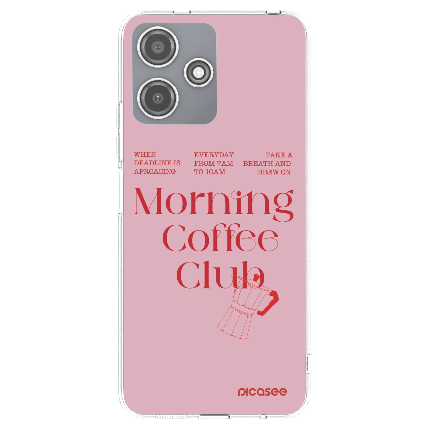 Picasee silikonowe przeźroczyste etui na Xiaomi Redmi 12 5G - Morning