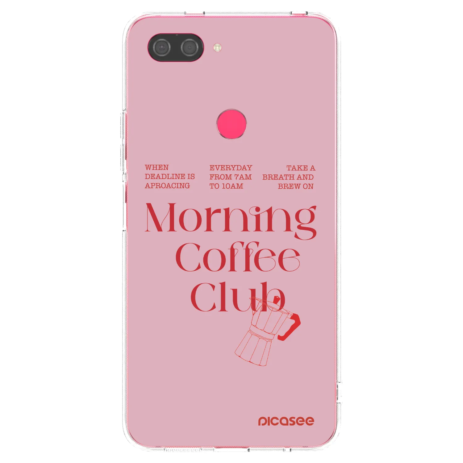Picasee silikonowe przeźroczyste etui na Xiaomi Mi 8 Lite - Morning
