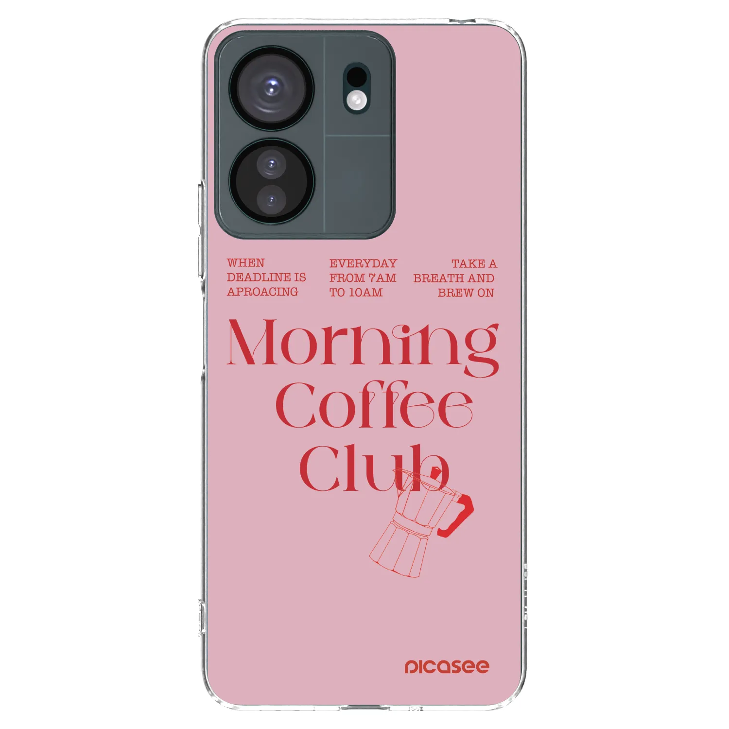 Picasee silikonowe przeźroczyste etui na Xiaomi Redmi 13C 4G - Morning