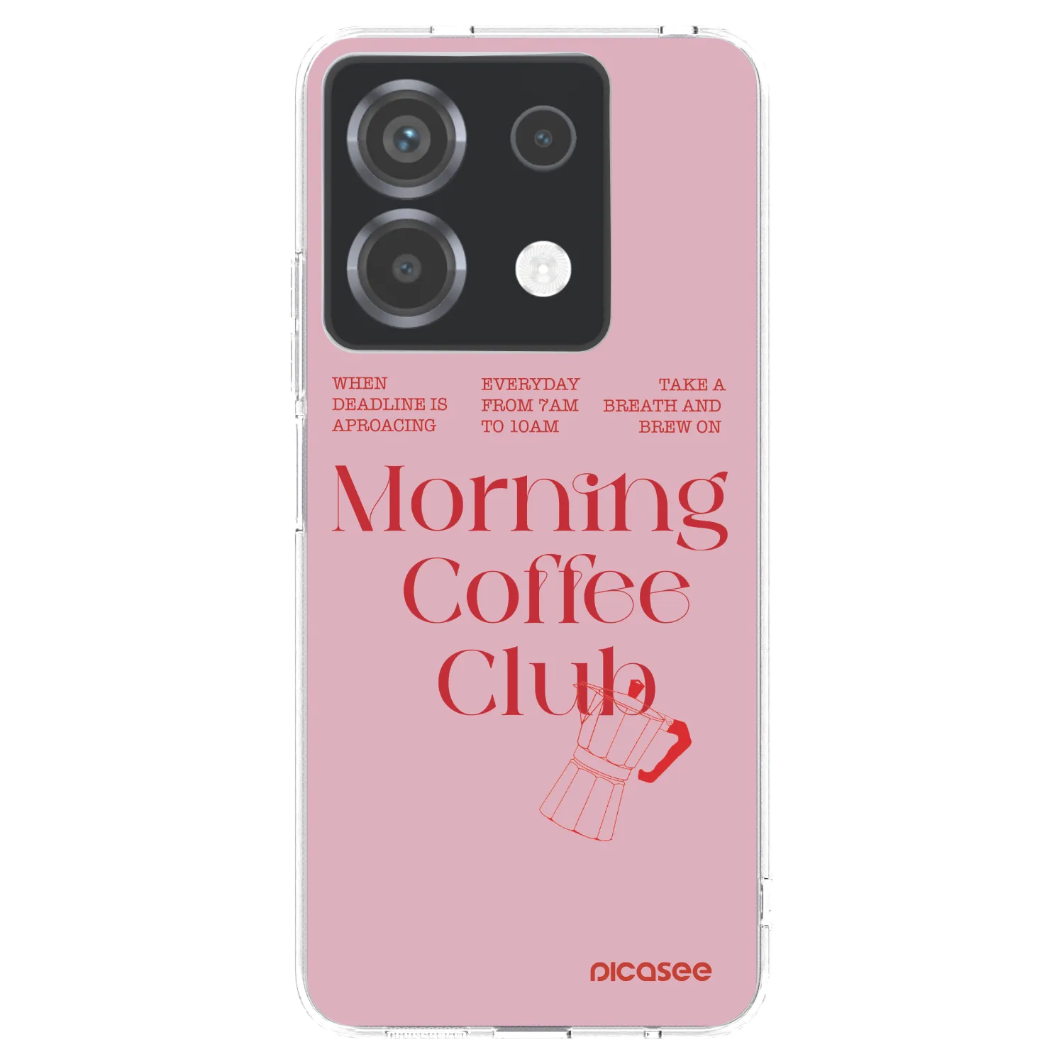 Picasee silikonowe przeźroczyste etui na Xiaomi Poco X6 - Morning