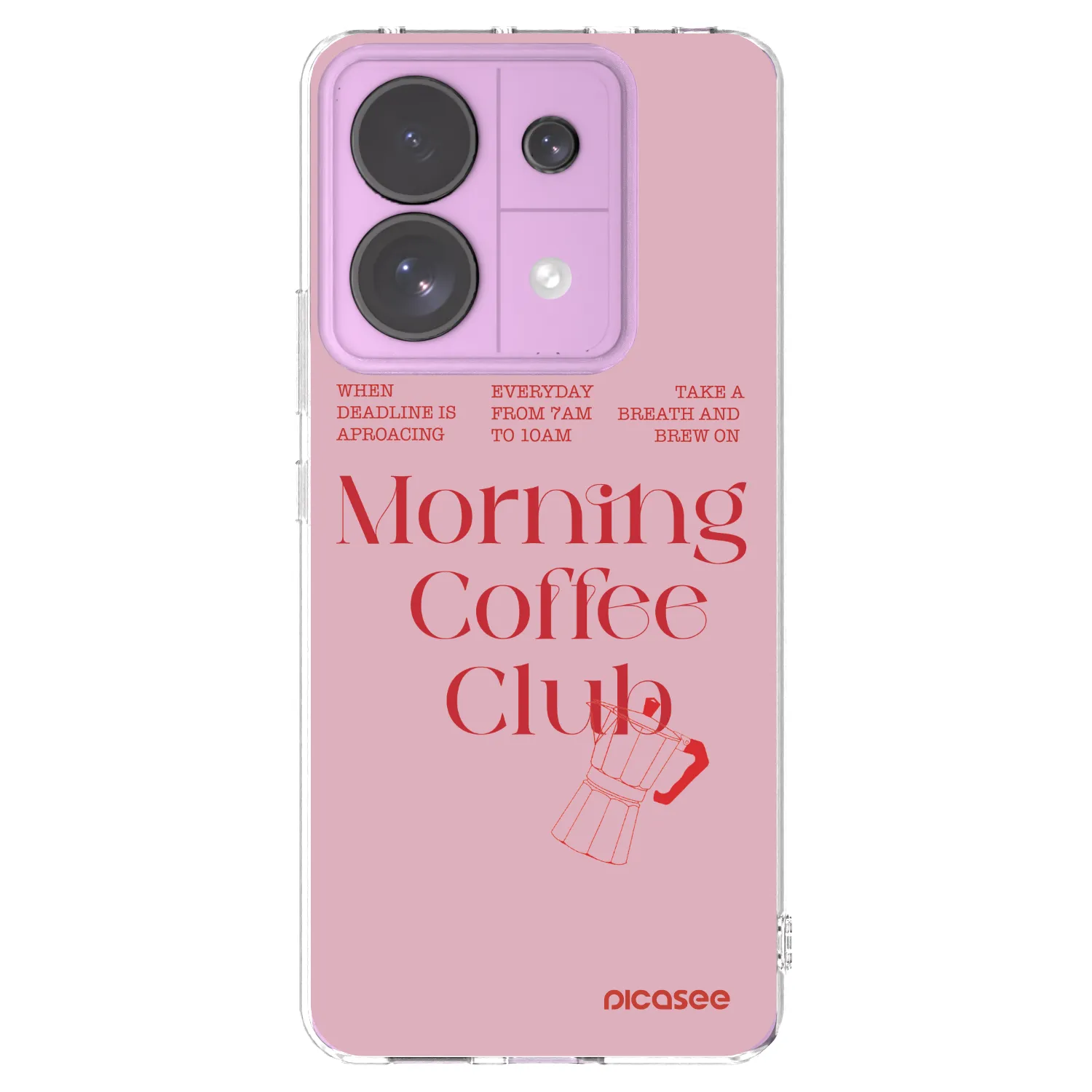 Picasee silikonowe przeźroczyste etui na Xiaomi Redmi Note 13 Pro 5G - Morning