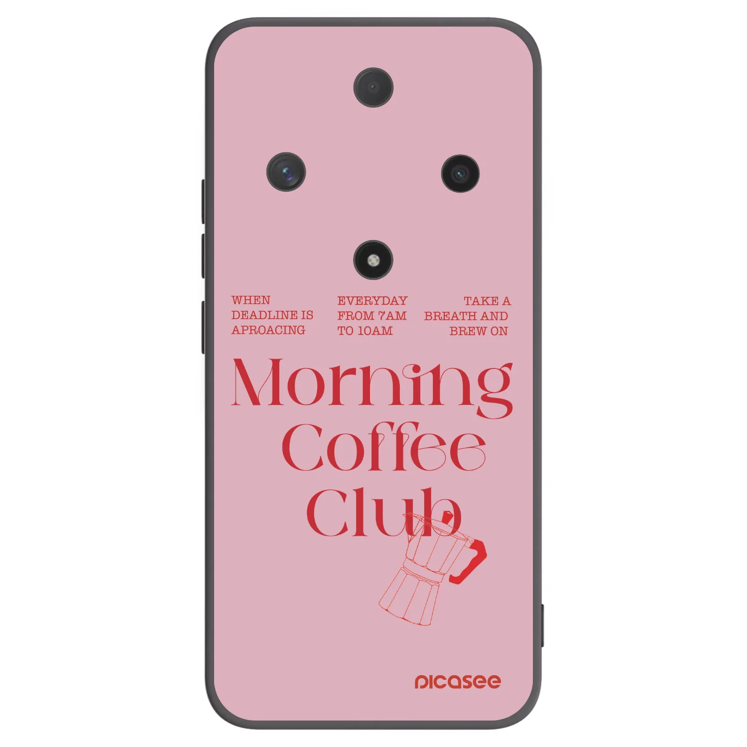 Picasee silikonowe czarne etui na Honor Magic6 Lite 5G - Morning