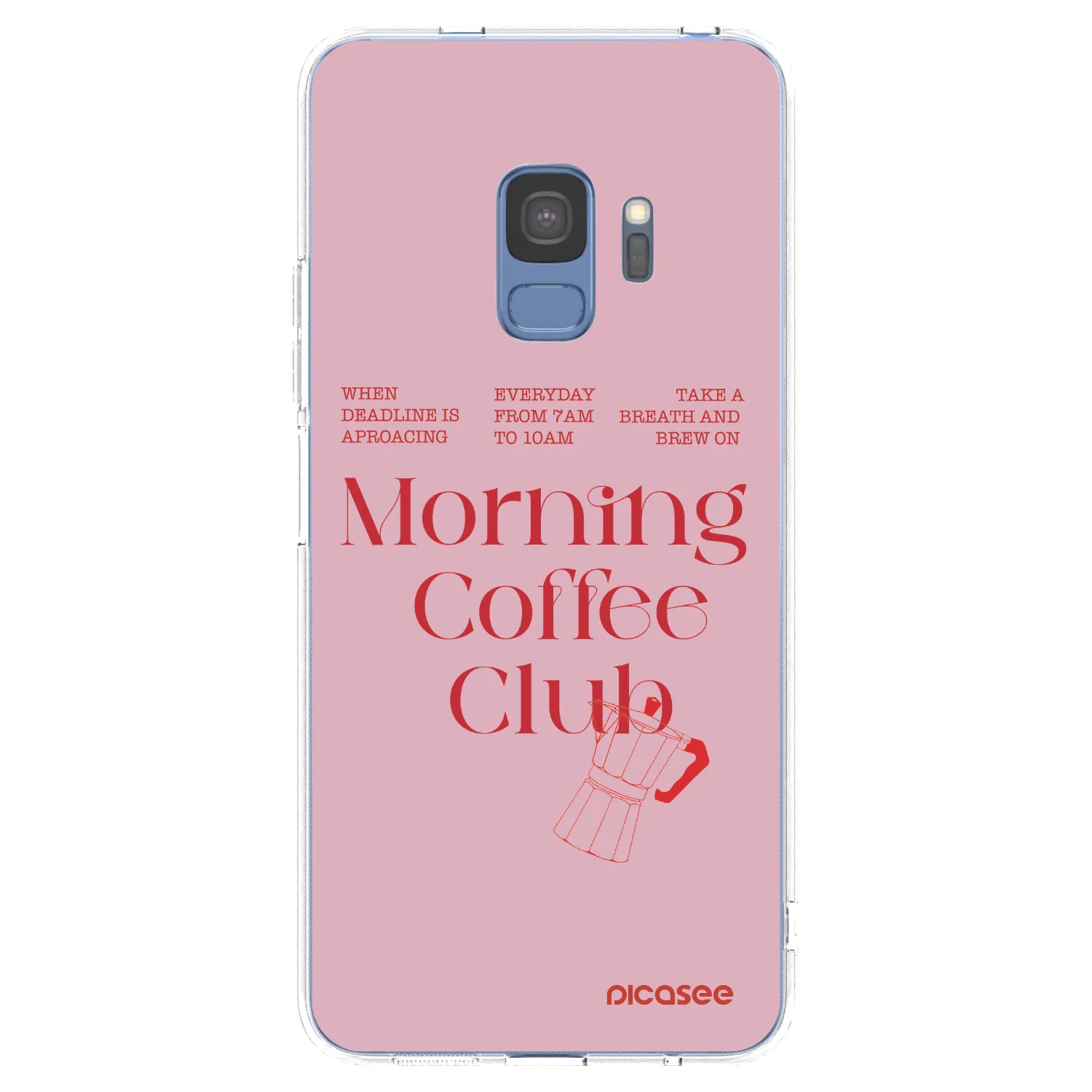 Picasee silikonowe przeźroczyste etui na Samsung Galaxy S9 G960F - Morning