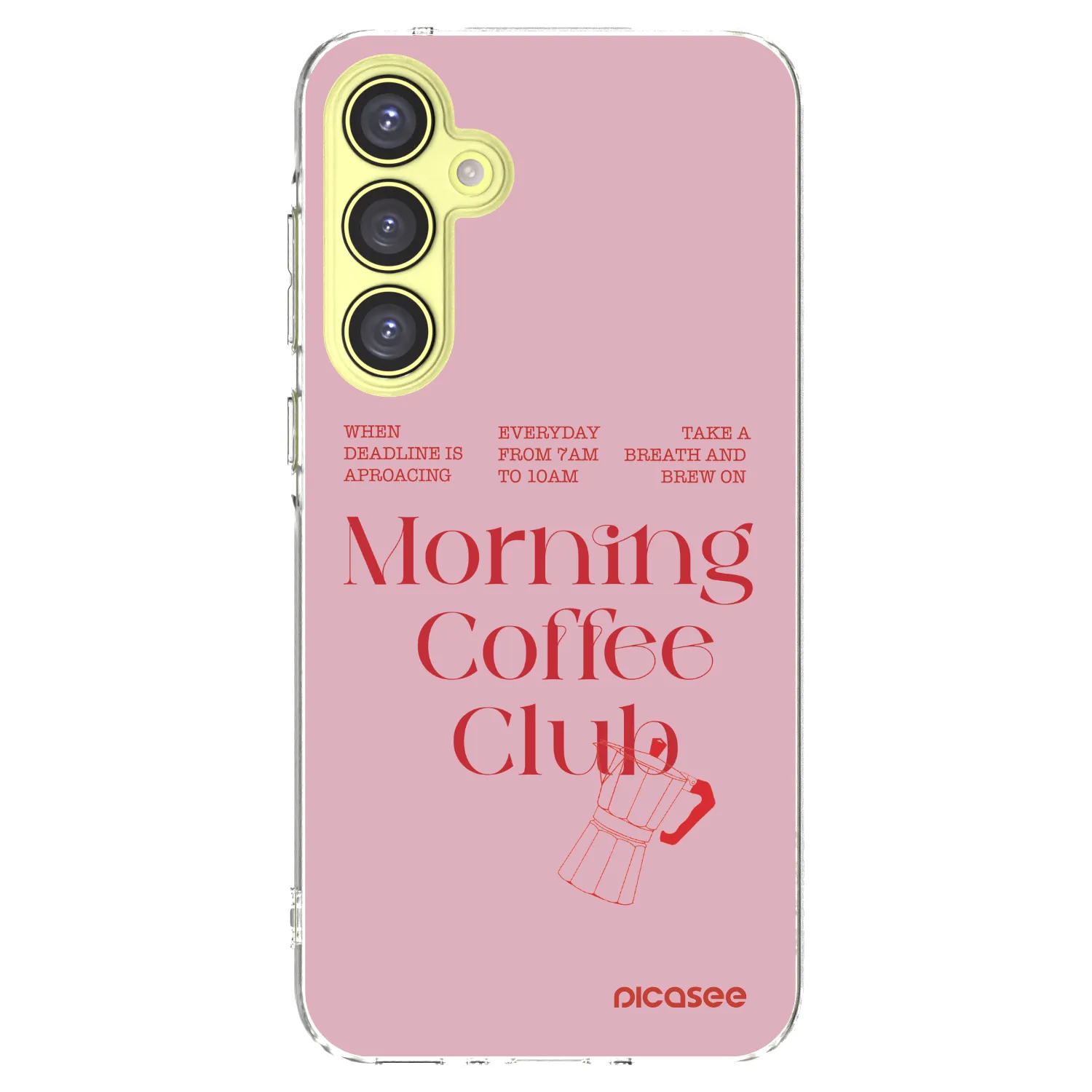 Picasee silikonowe przeźroczyste etui na Samsung Galaxy A35 5G A356B - Morning