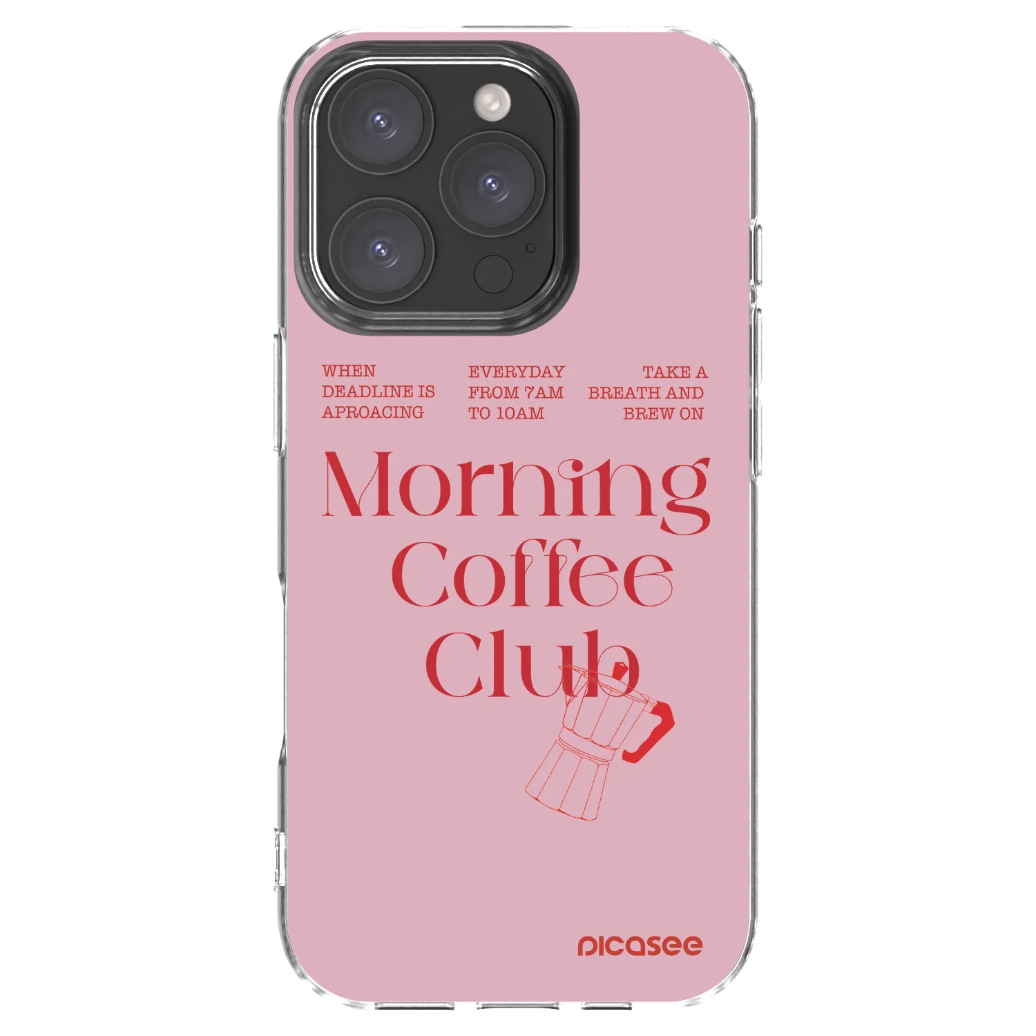Picasee silikonowe przeźroczyste etui na Apple iPhone 16 Pro - Morning