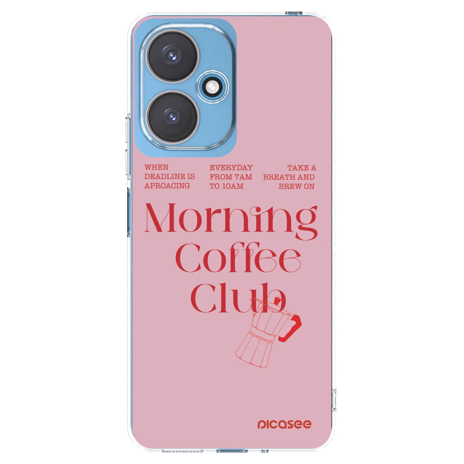 Picasee silikonowe przeźroczyste etui na Xiaomi Redmi 13C 5G - Morning