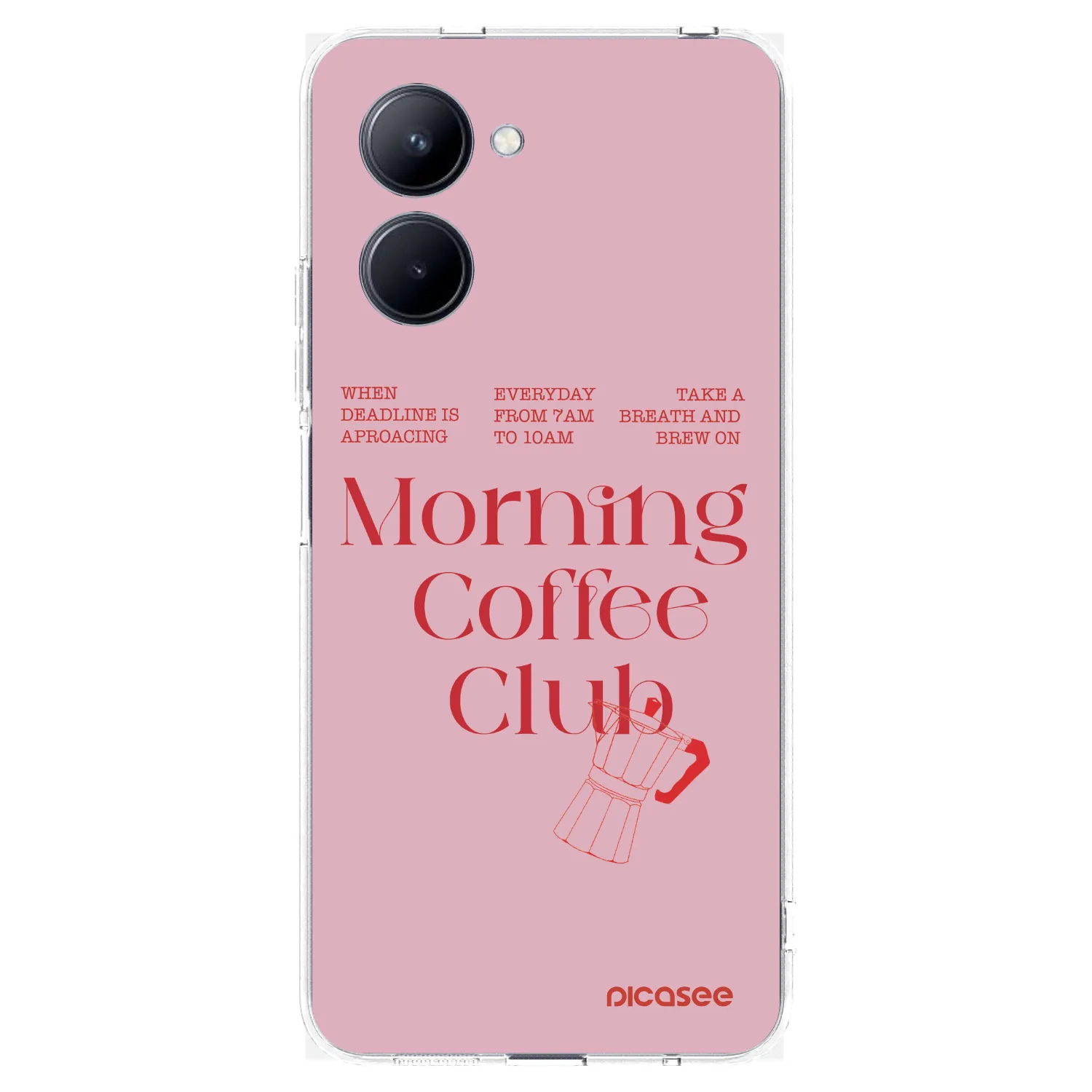 Picasee silikonowe przeźroczyste etui na Realme C33 (2023) - Morning