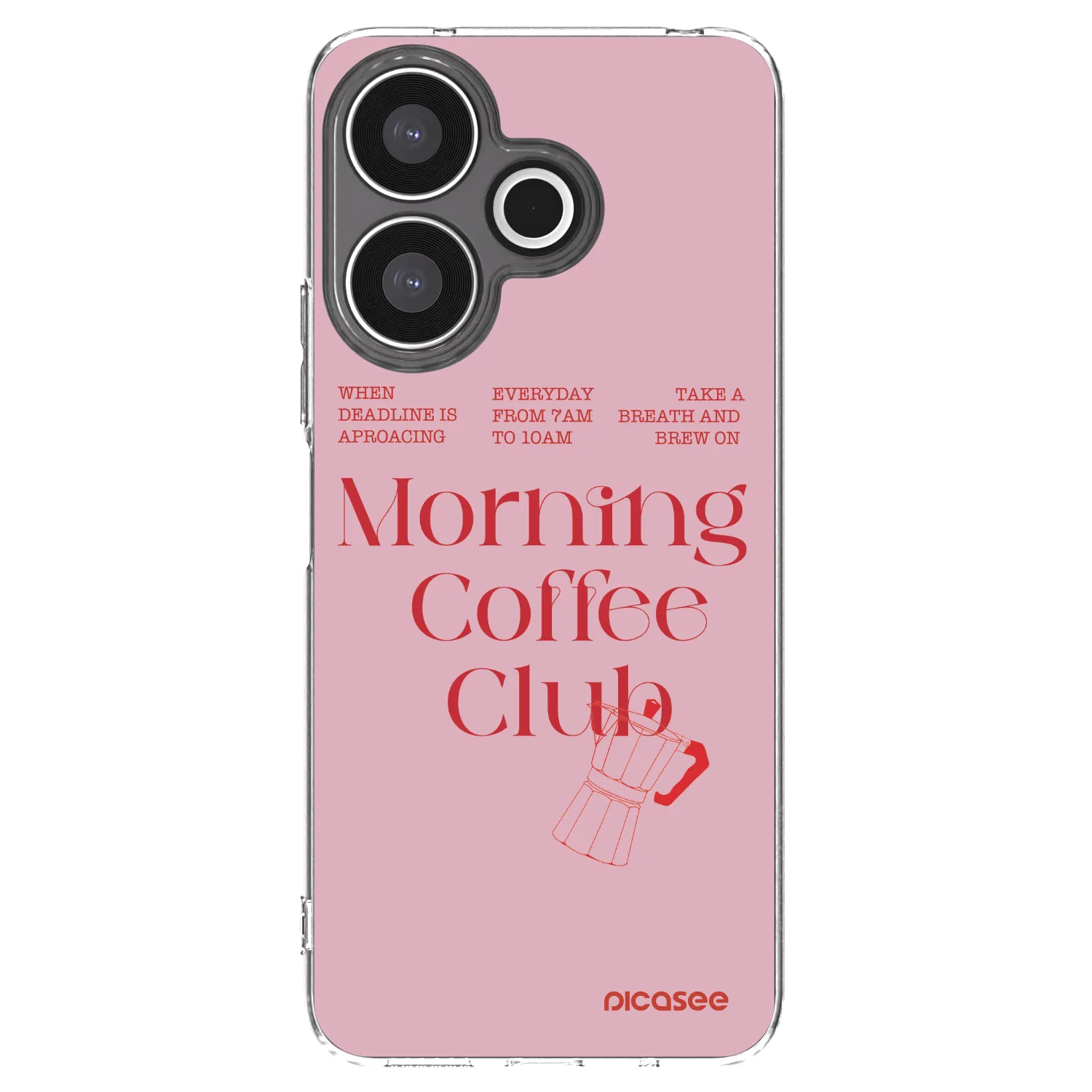 Picasee silikonowe przeźroczyste etui na Xiaomi Redmi 13 4G - Morning