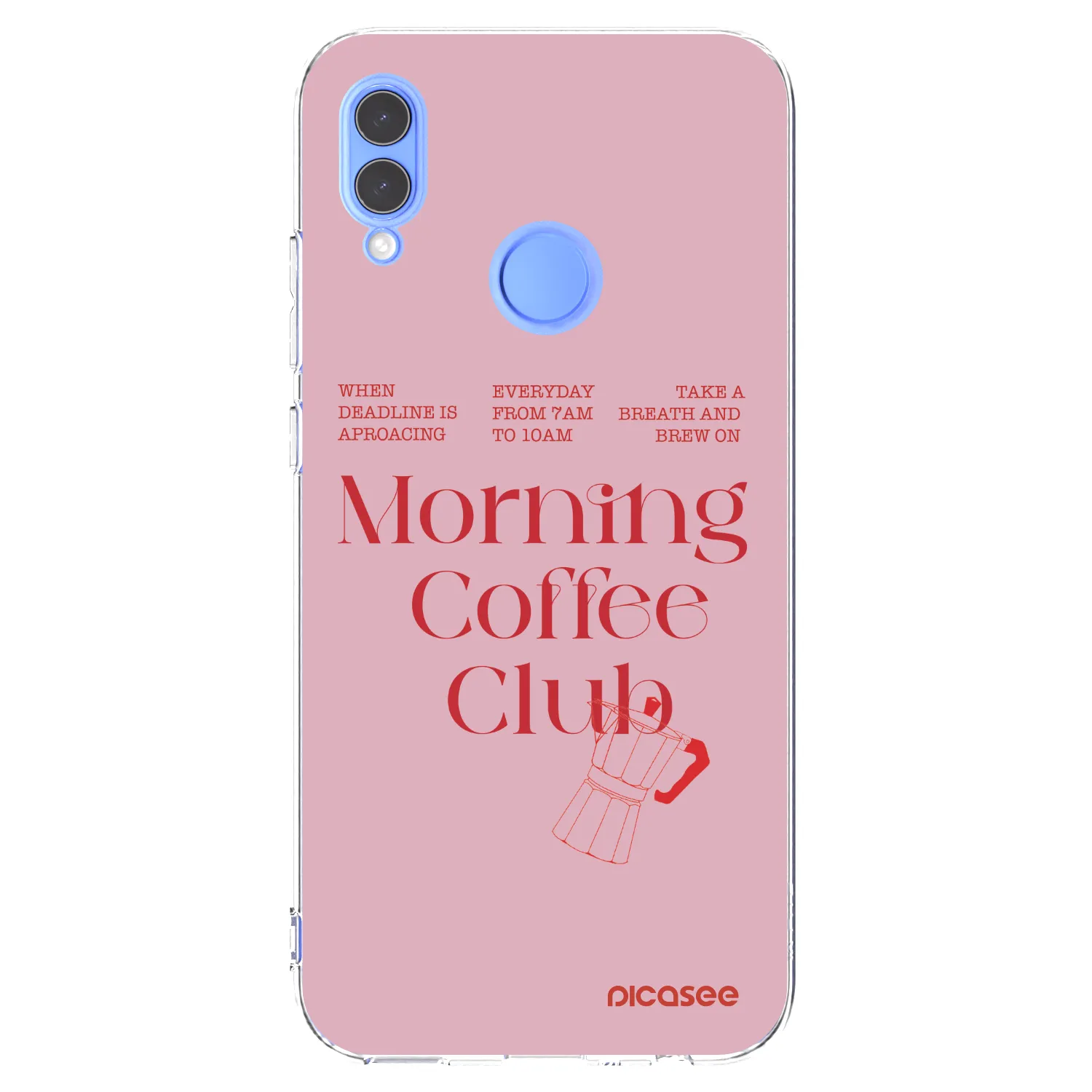 Picasee silikonowe przeźroczyste etui na Huawei P Smart 2019 - Morning
