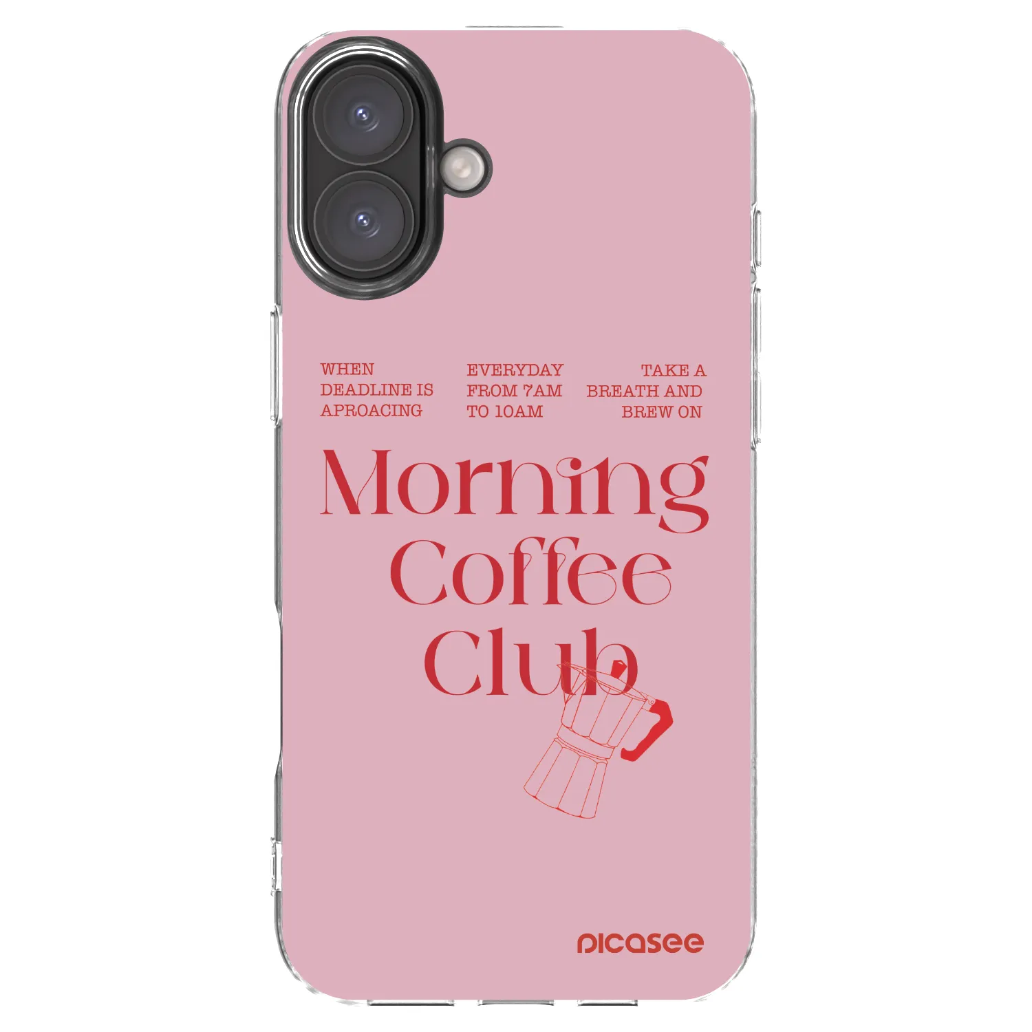 Picasee silikonowe przeźroczyste etui na Apple iPhone 16 Plus - Morning