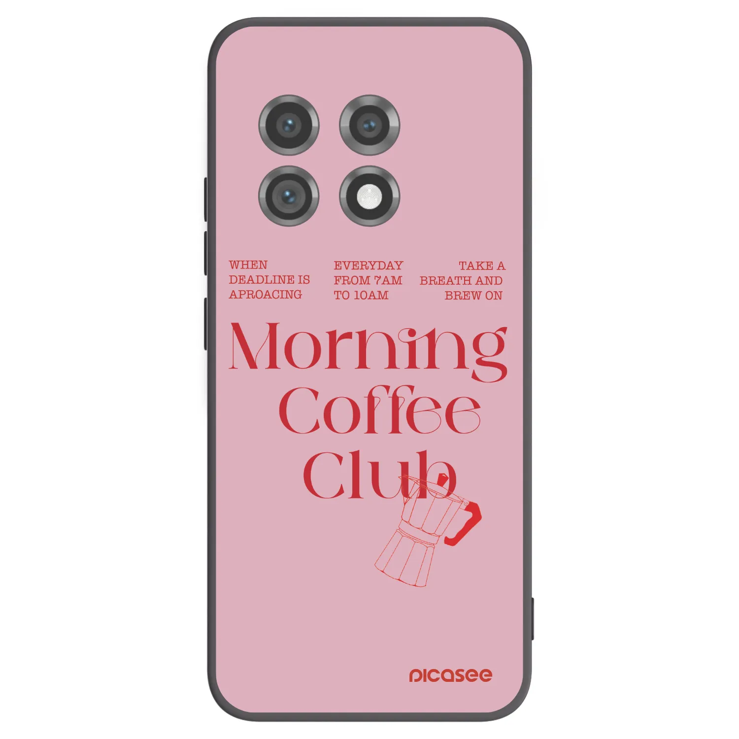 Picasee silikonowe czarne etui na OnePlus 11 5G - Morning