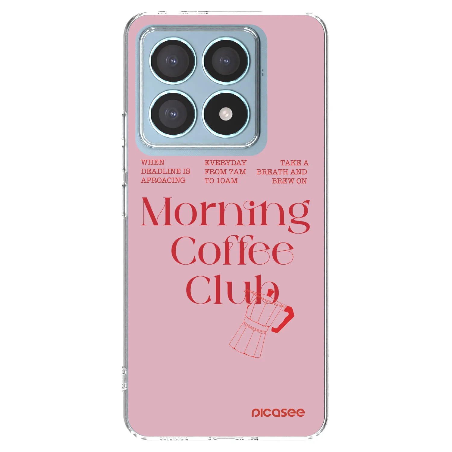 Picasee silikonowe przeźroczyste etui na Xiaomi 14T Pro - Morning