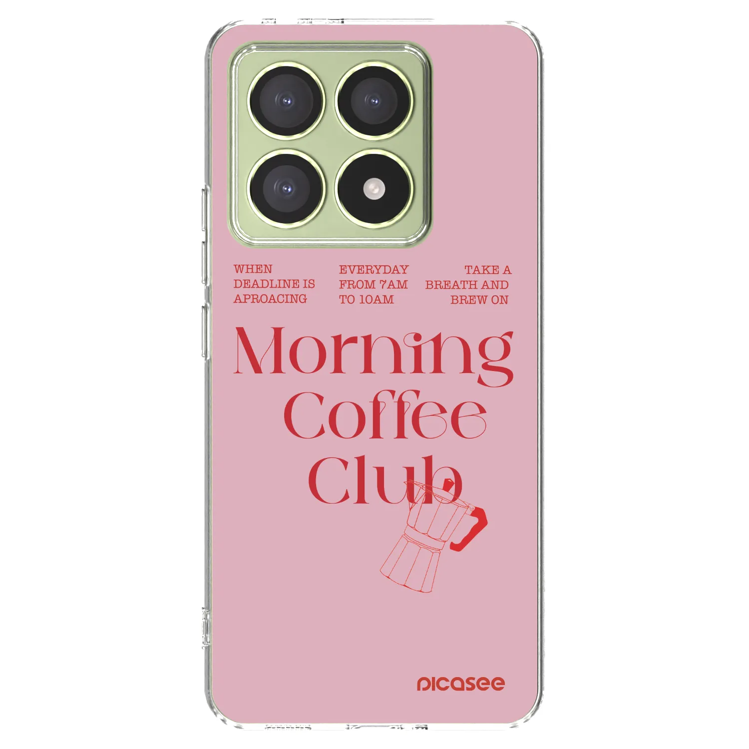 Picasee silikonowe przeźroczyste etui na Xiaomi 14T - Morning