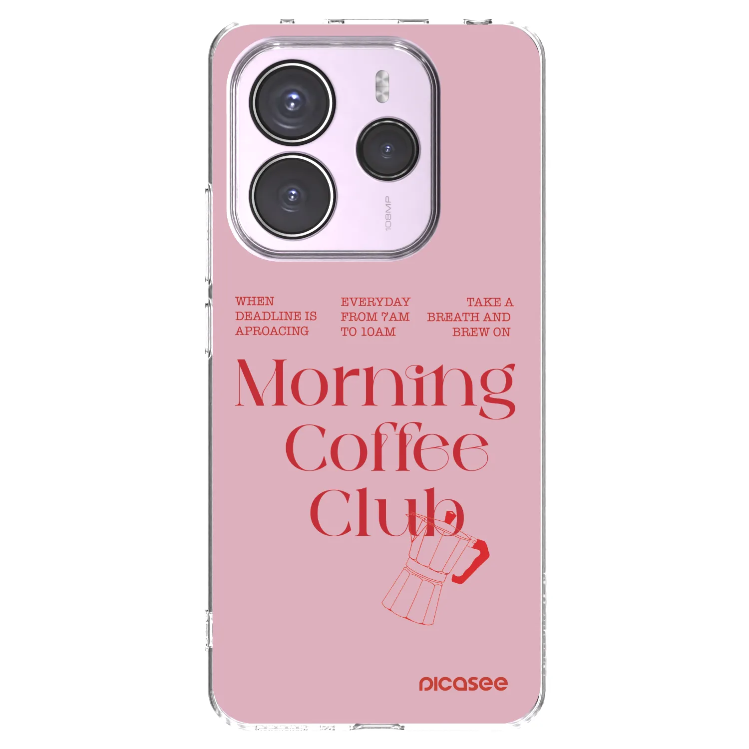 Picasee silikonowe przeźroczyste etui na Xiaomi Redmi Note 14 5G - Morning
