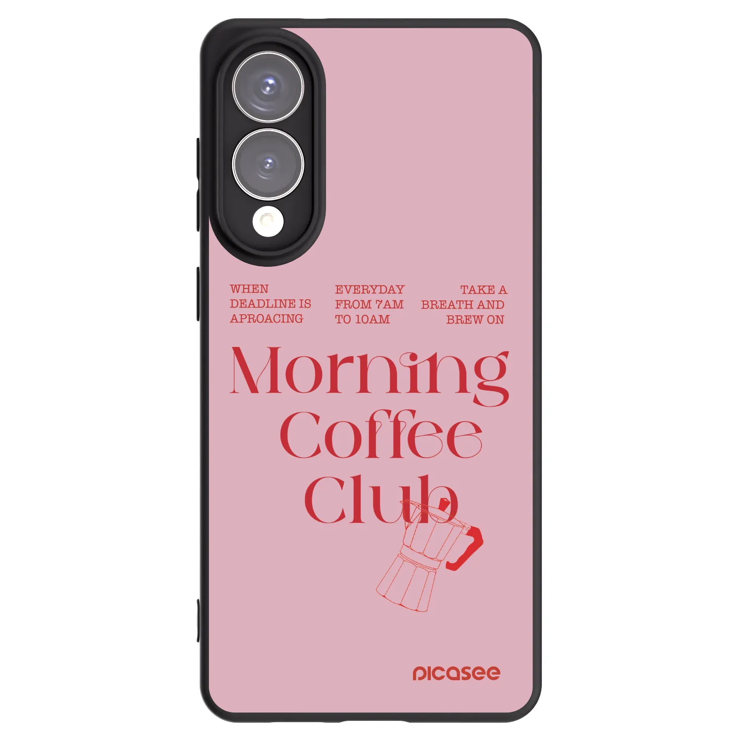 Picasee silikonowe czarne etui na Samsung Galaxy S25 Edge 5G - Morning