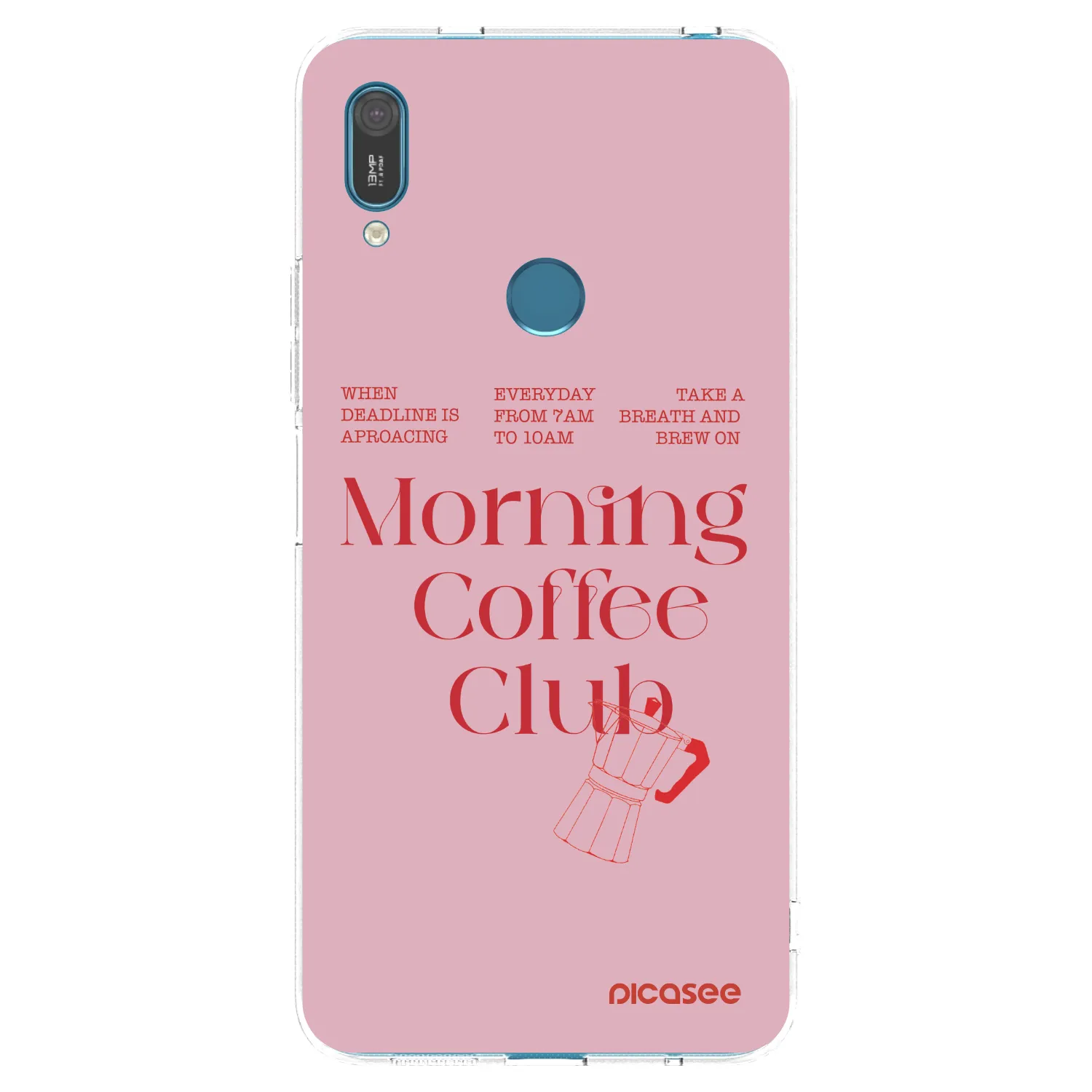 Picasee silikonowe przeźroczyste etui na Huawei Y7 2019 - Morning