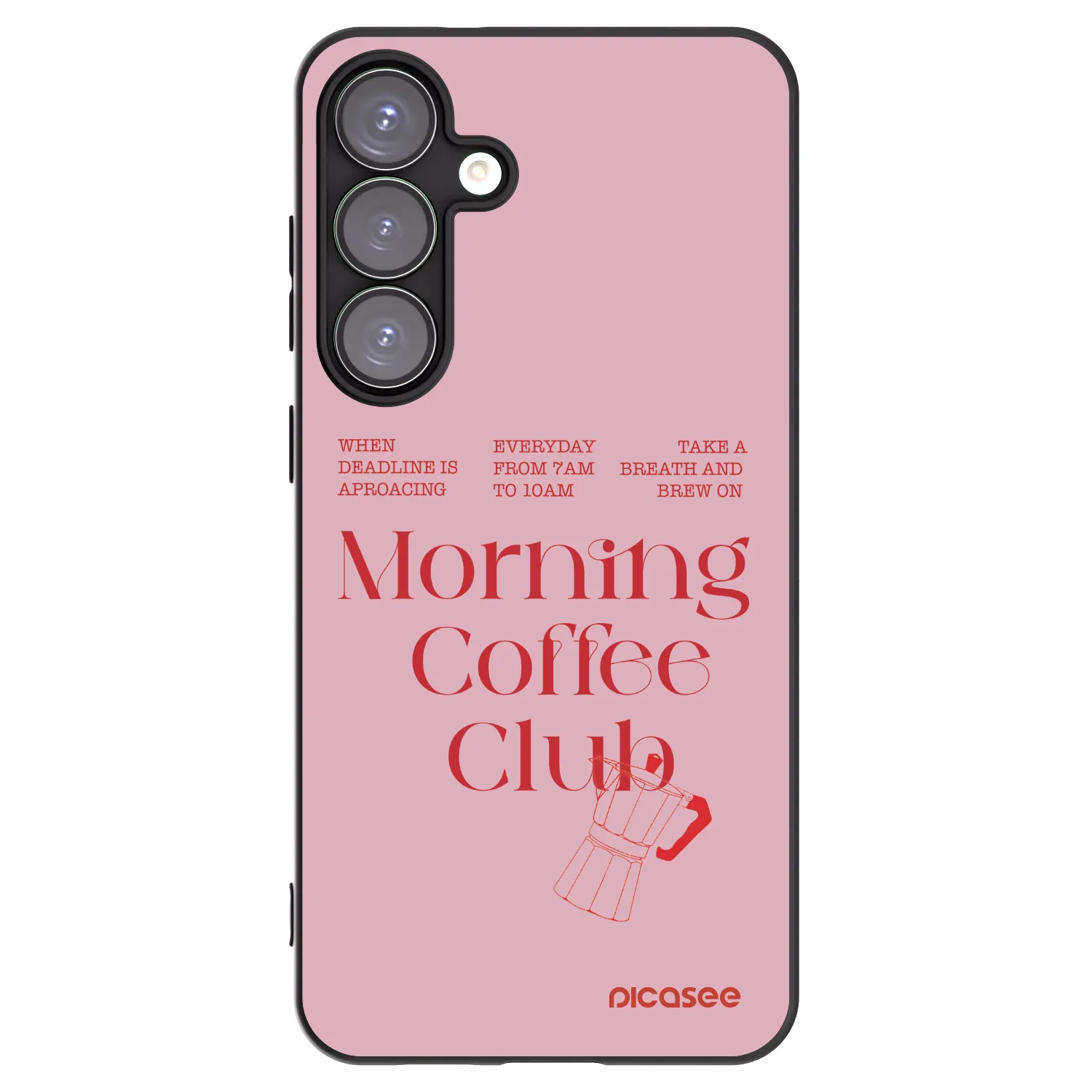 Picasee silikonowe czarne etui na Samsung Galaxy S25+ 5G - Morning