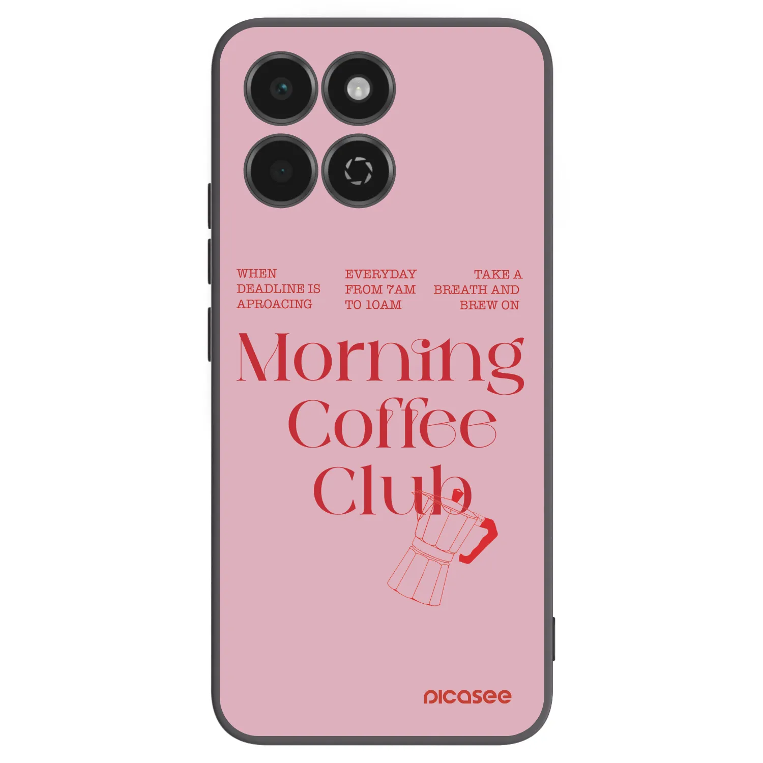 Picasee silikonowe czarne etui na Honor 200 Smart 5G - Morning