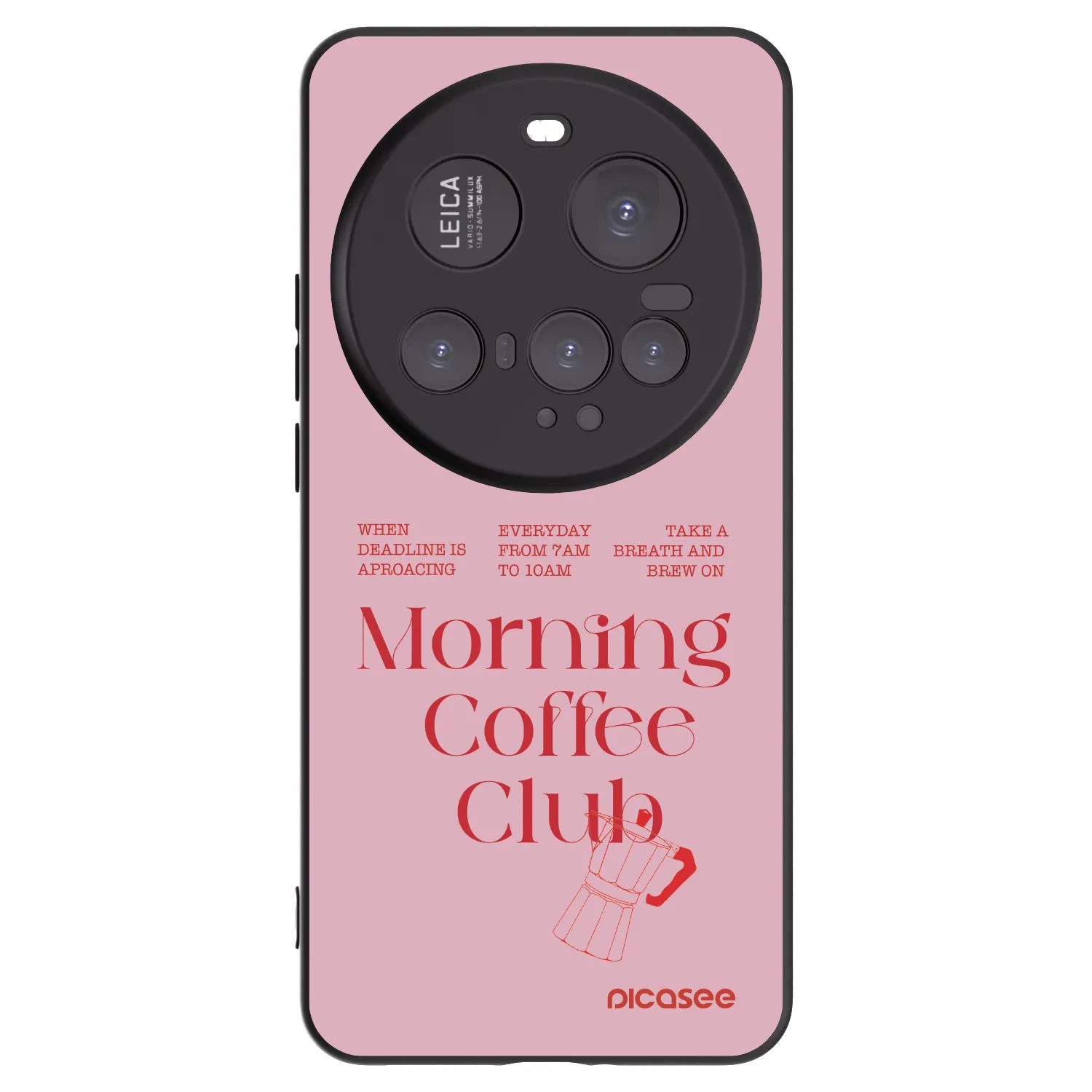 Picasee silikonowe czarne etui na Xiaomi 15 Ultra - Morning