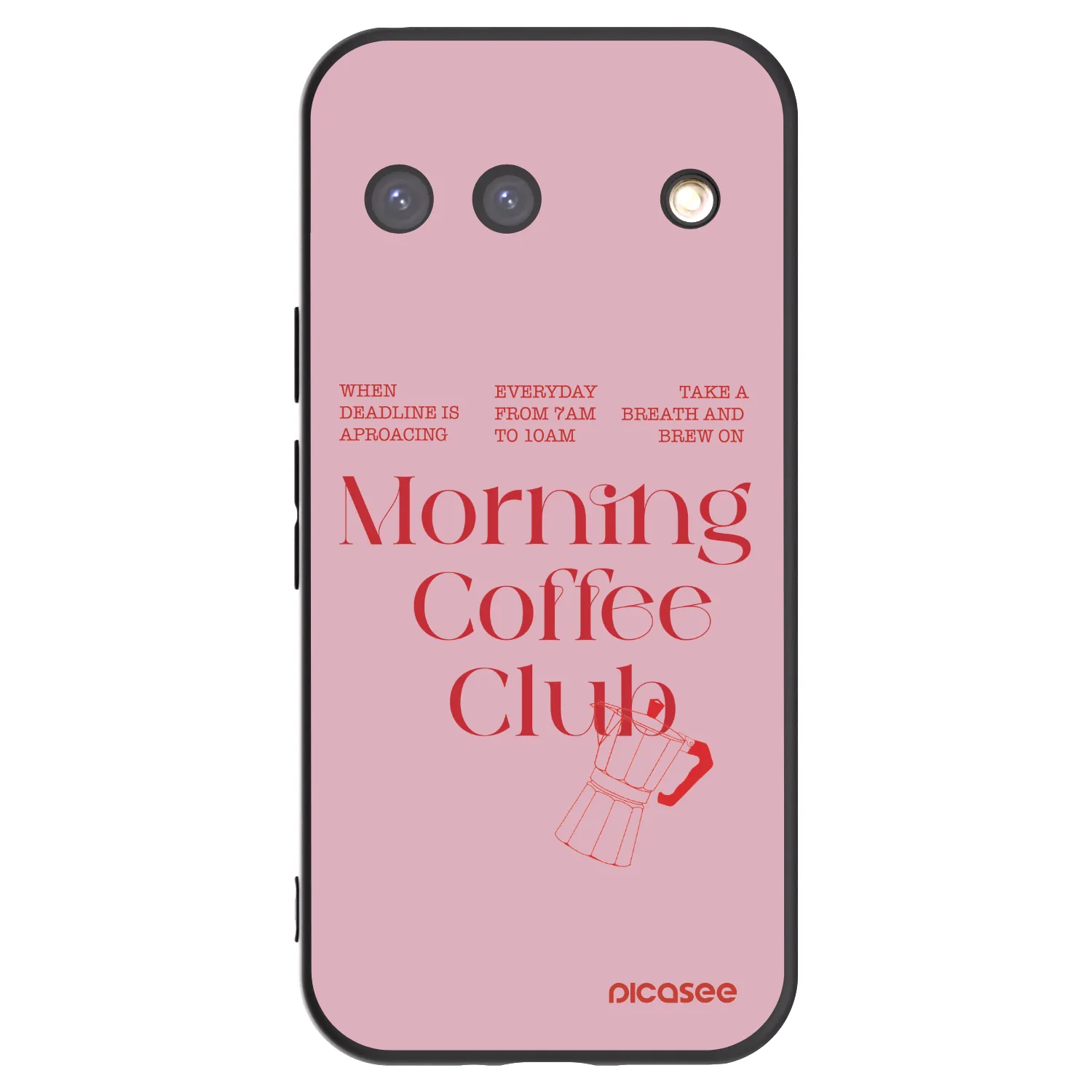 Picasee silikonowe czarne etui na Google Pixel 9 - Morning