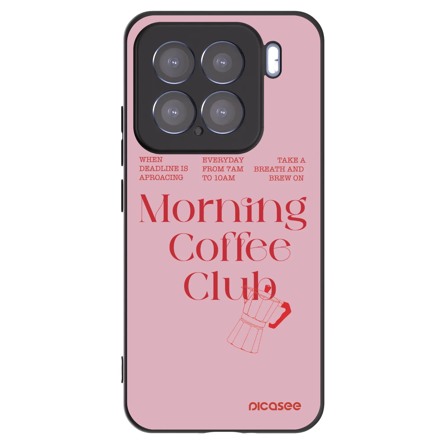 Picasee silikonowe czarne etui na Xiaomi 15 - Morning